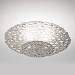 Terzani Tresor designerska lampa sufitowa 60cm srebrna