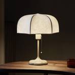 lampa stołowa ferm LIVING Poem, beżowy, stal, polar, 42 cm