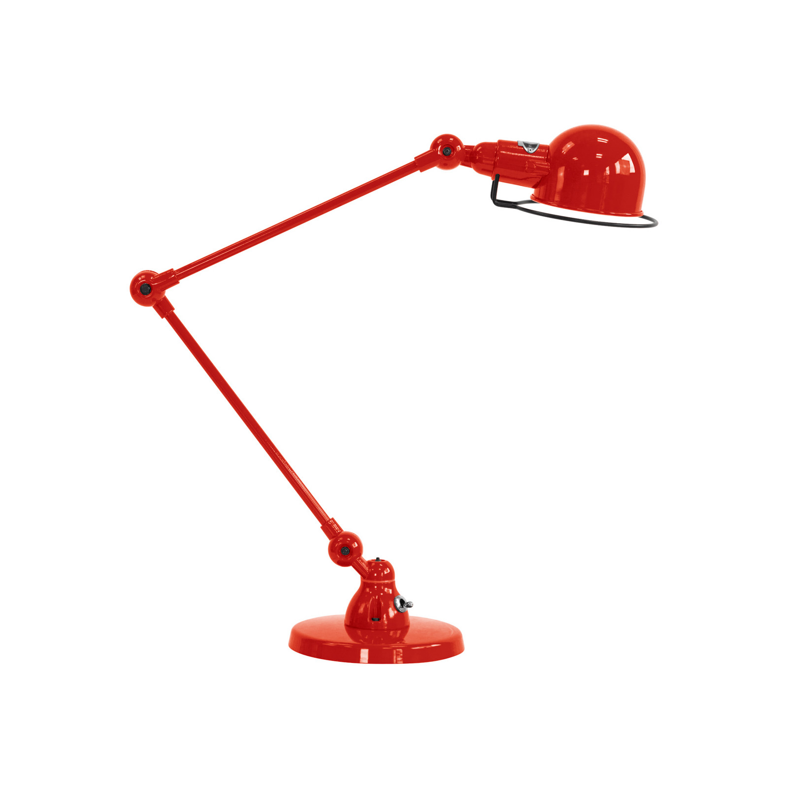 Jieldé Signal SI333 lampă de masă cu bază roșu - Camera de zi / sufragerie - Design industrial - Metal