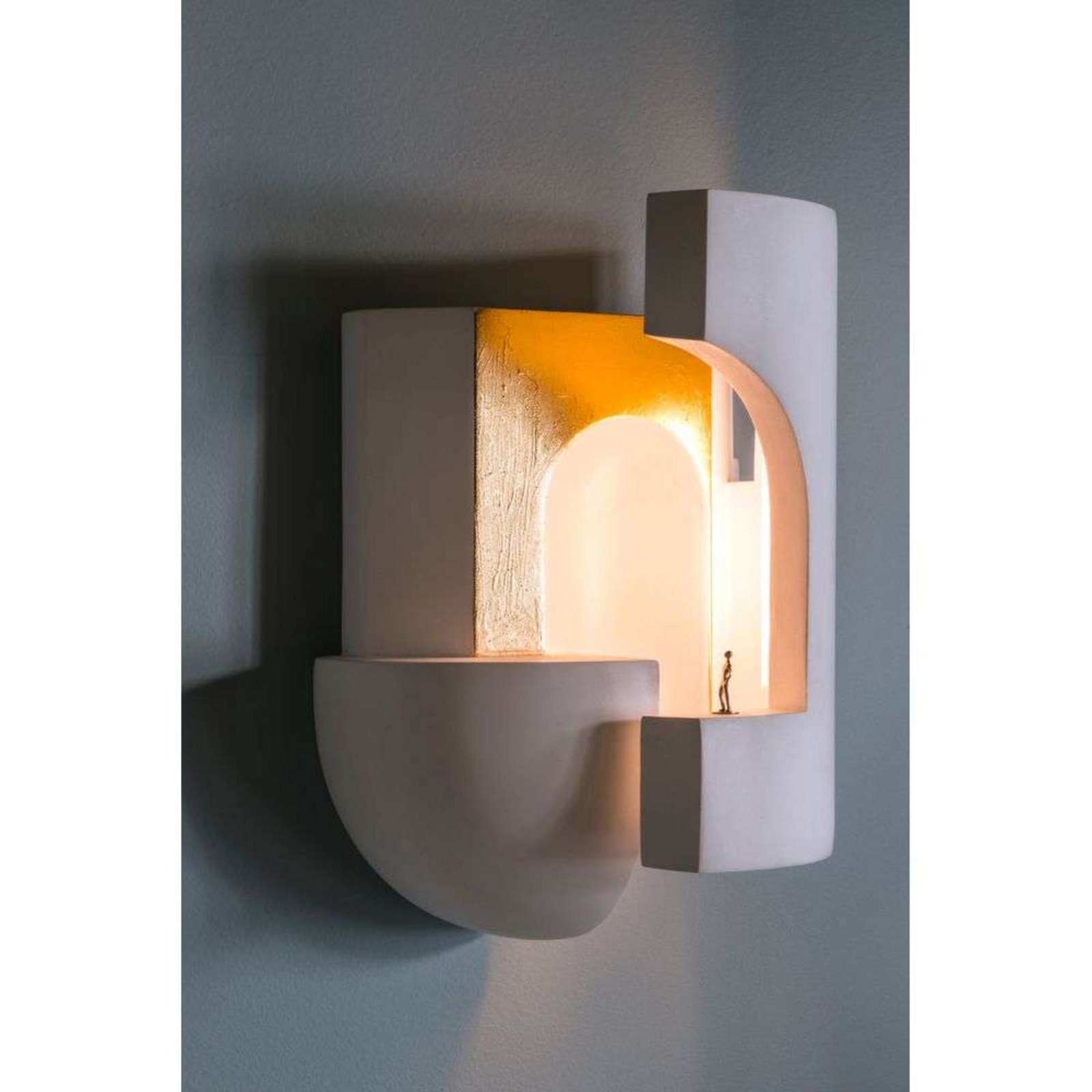 Soul Story 2 Wall Lamp White/Gold - DCW