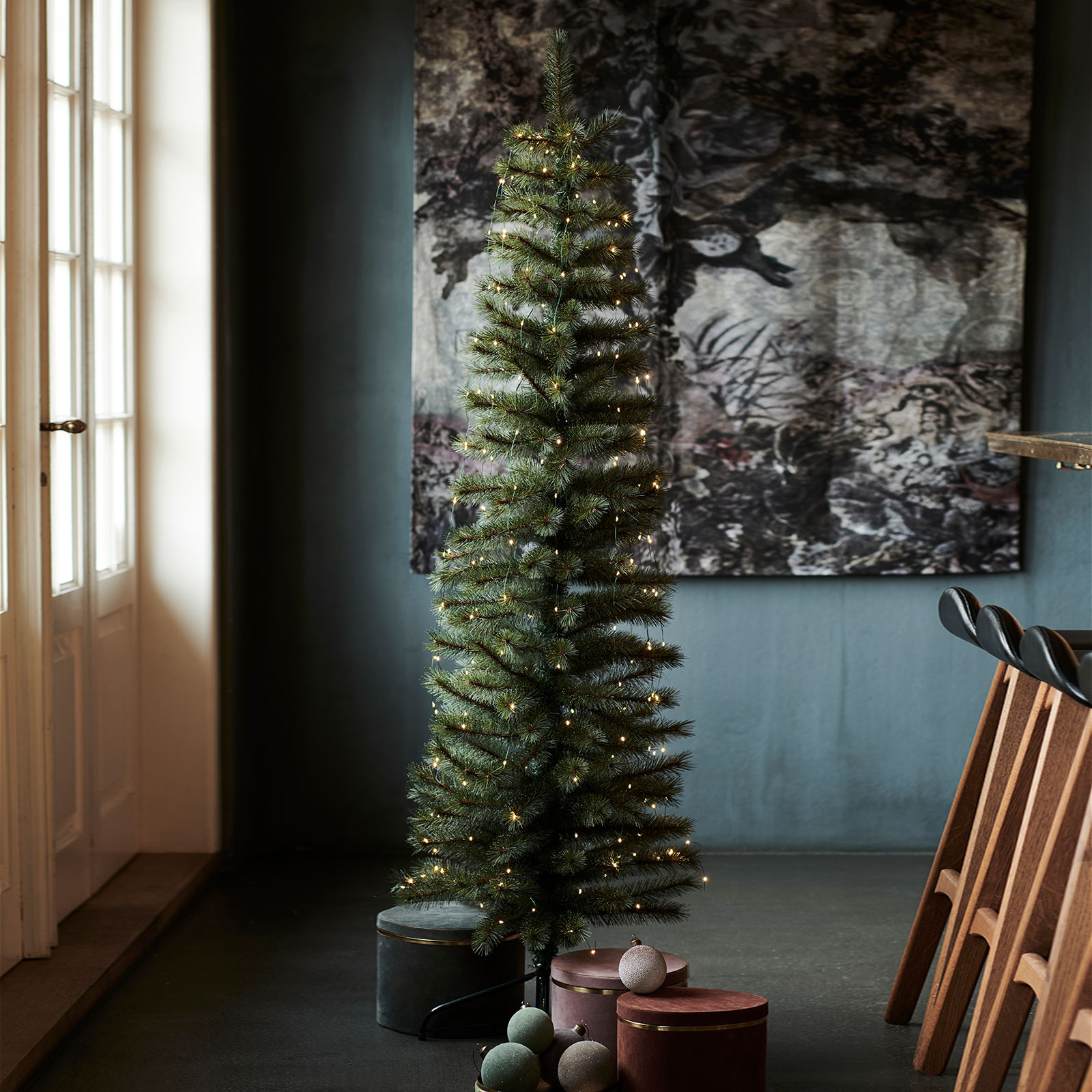LED strom Alvin do interiéru a exteriéru, 180 cm