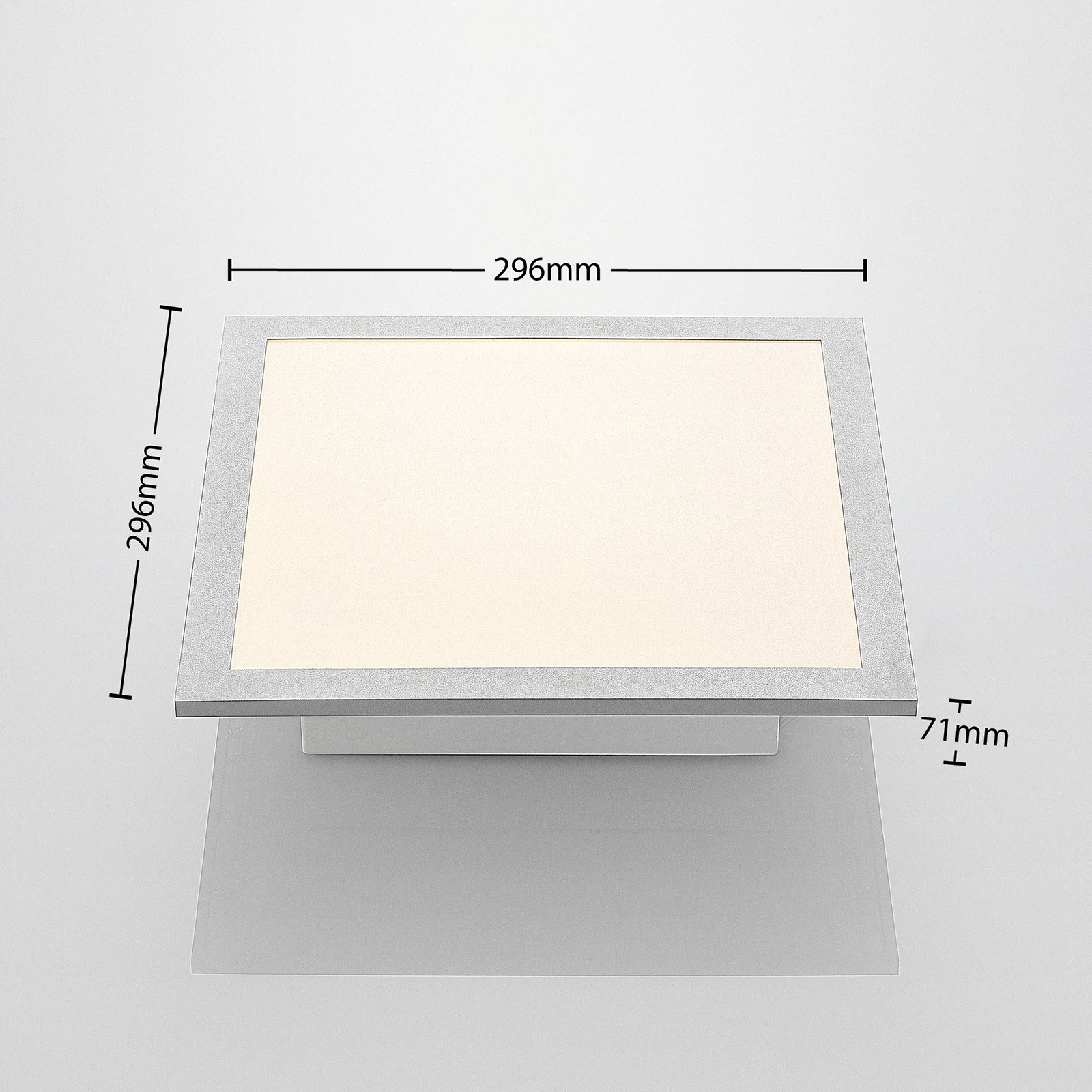 Lindby Stenley LED-Panel, 4.000 K, 29 cm x 29 cm