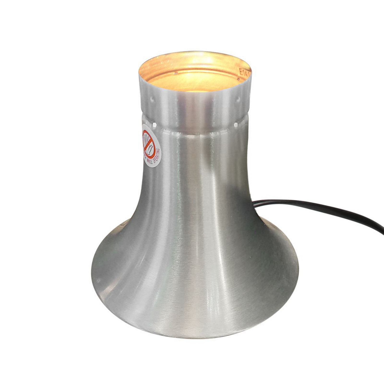 Steinhauer Lampa de masă Volcan 4188 oțel efect sclipitor E14 - Camera de zi / sufragerie - oțel transparent - Metal