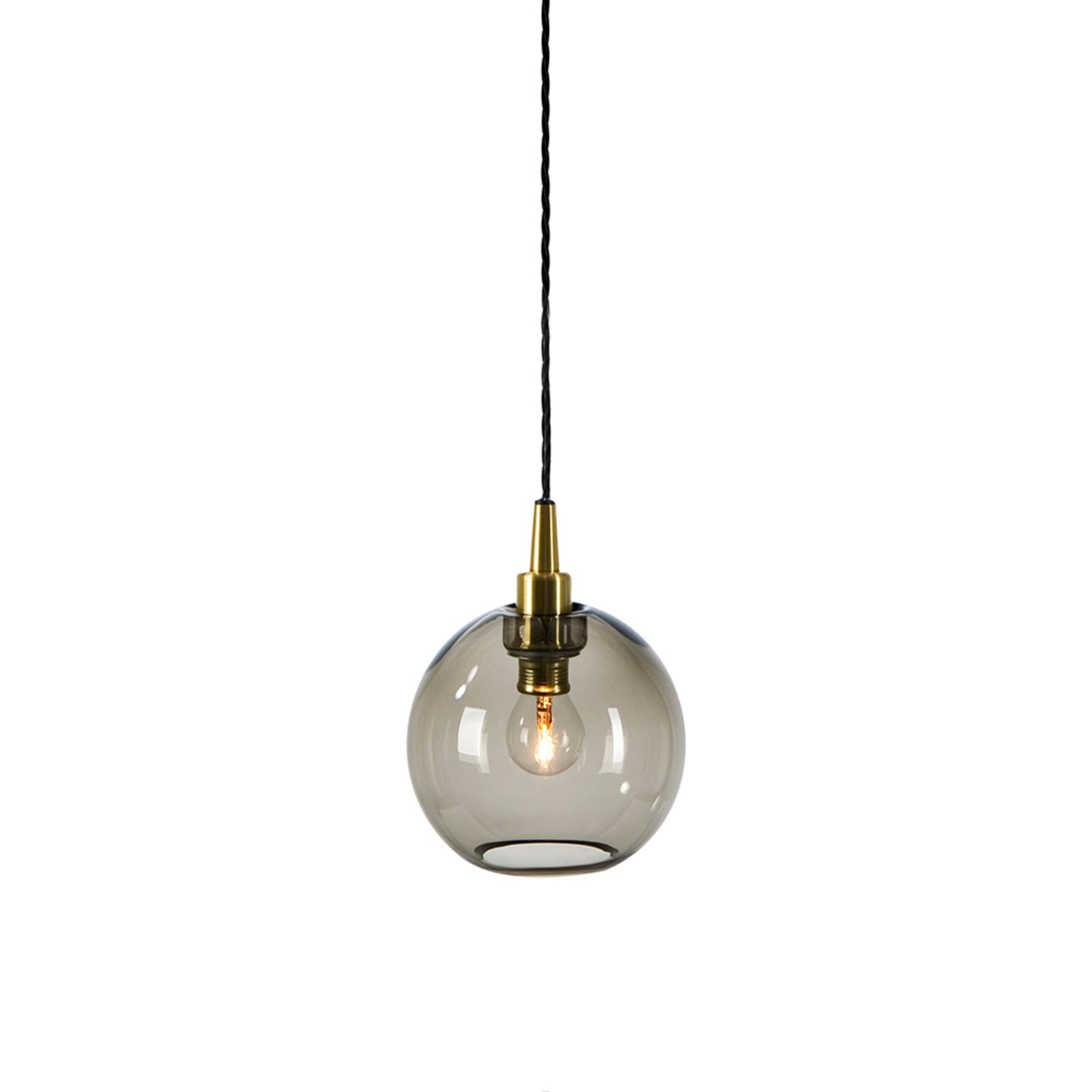 Gloria Lustră Pendul Ø160 Brass/Smoky Glass - Belid