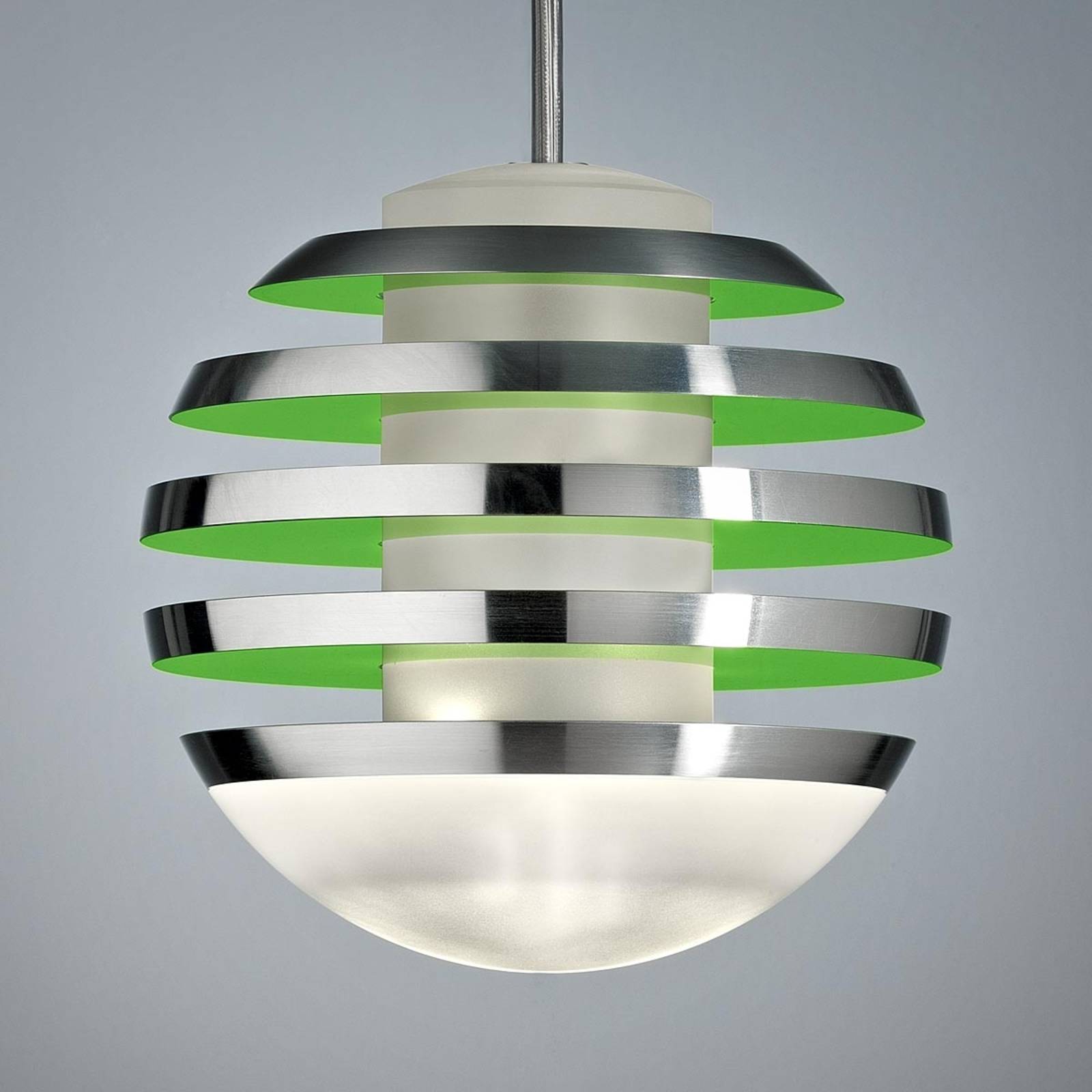 TECNOLUMEN Bulo - LED-Hängeleuchte grün