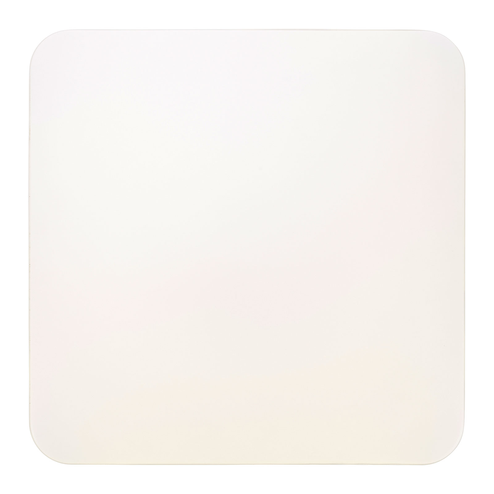 Plafoniera LED Ariella in bianco/cromo, 54x54 cm