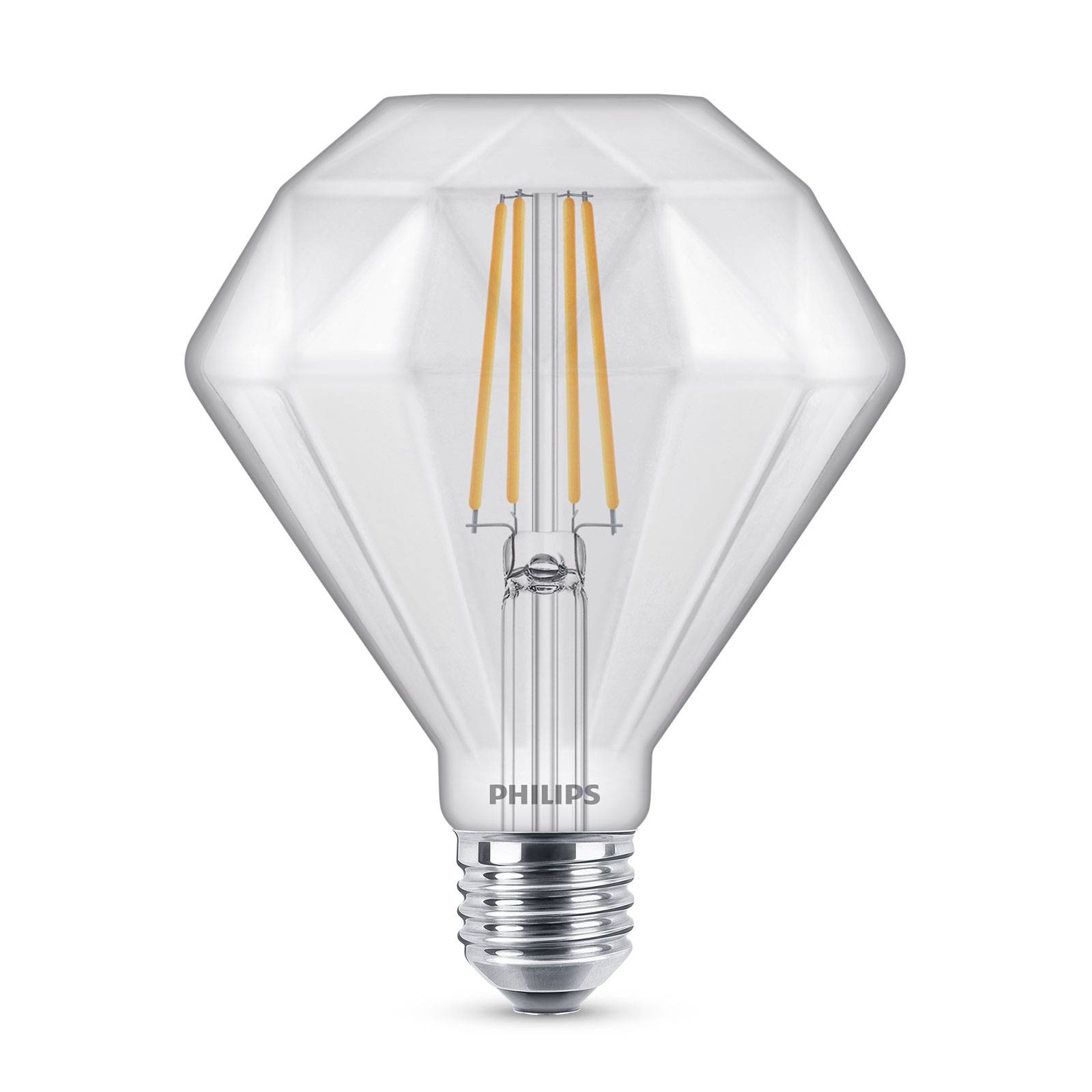 Philips Classic gyémánt LED lámpa E27 5W
