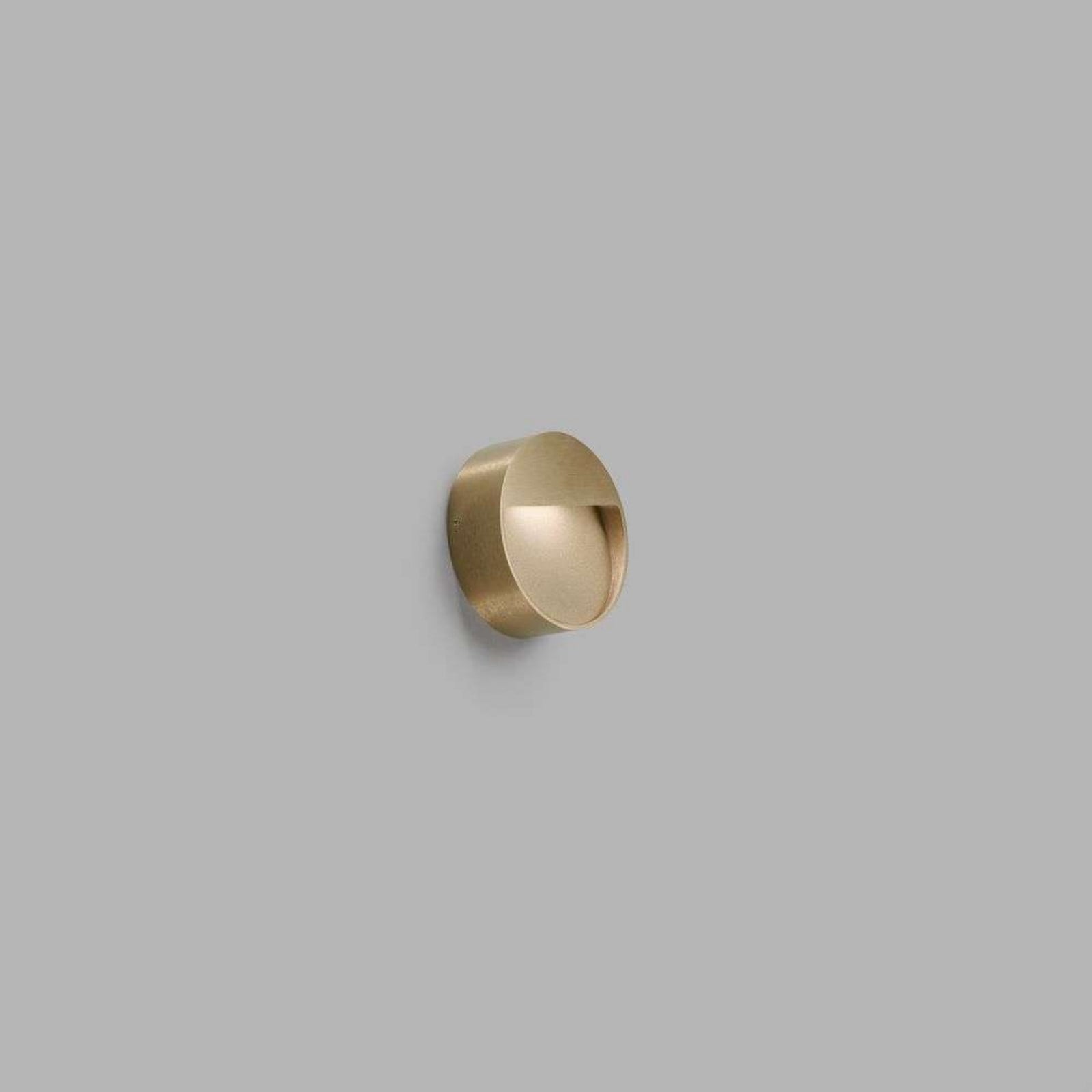 Serious 1 væglampe IP54 2700K messing LIGHT-POINT - Altan - Aluminium