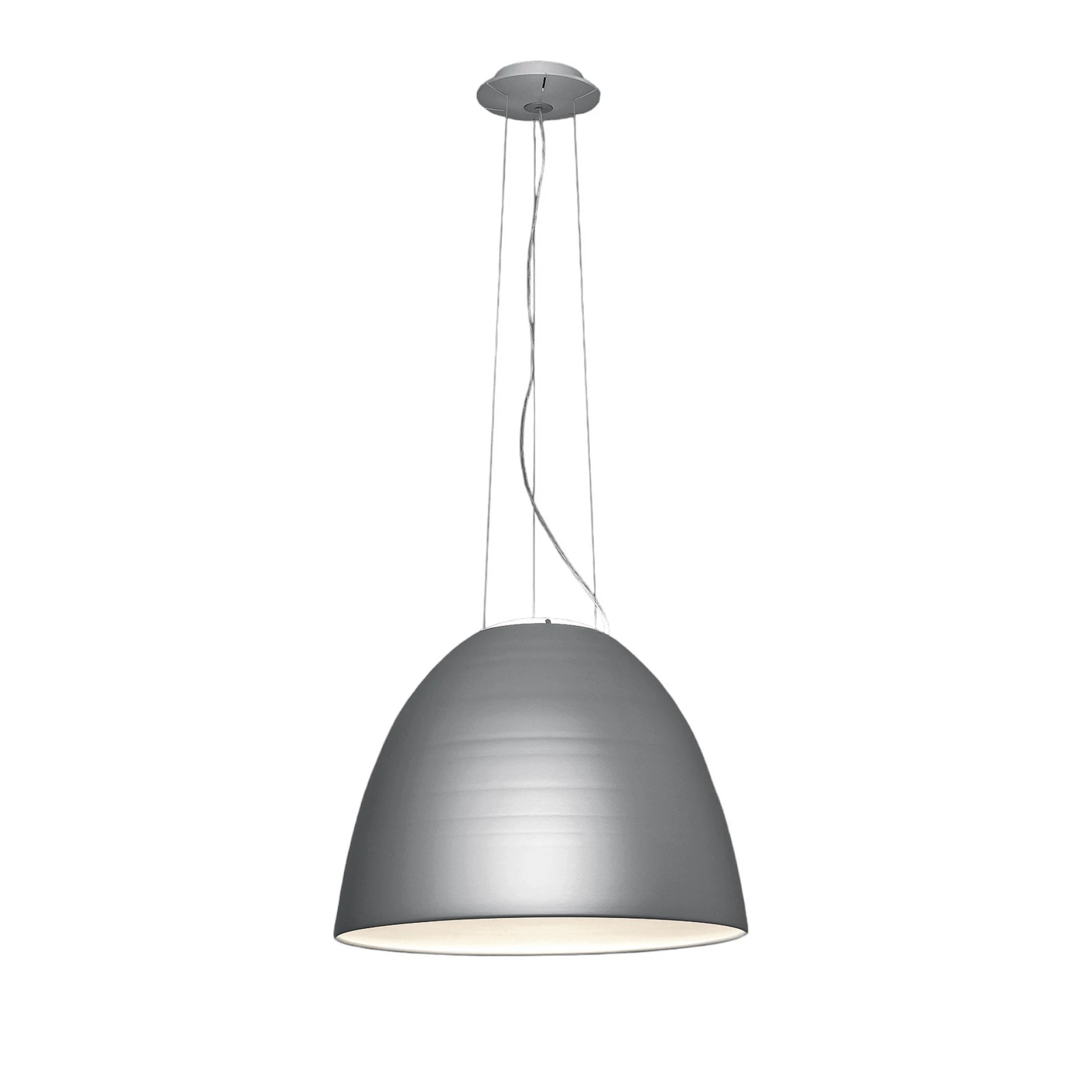 Artemide Nur App LED-Hängeleuchte metallgrau