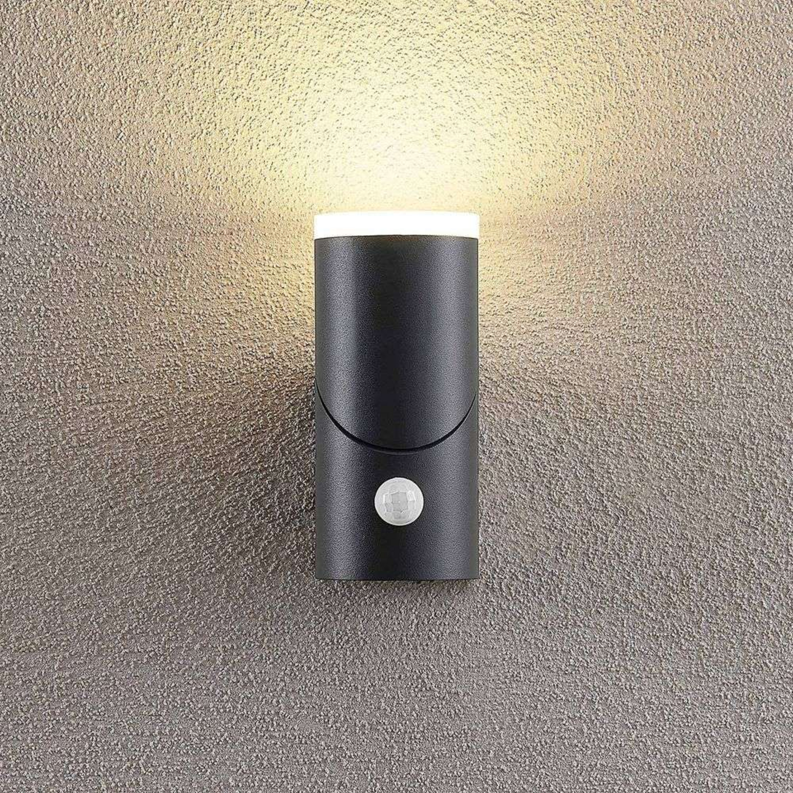 Aspyn Aplica de Exterior w/Sensor Dark Grey - Lindby