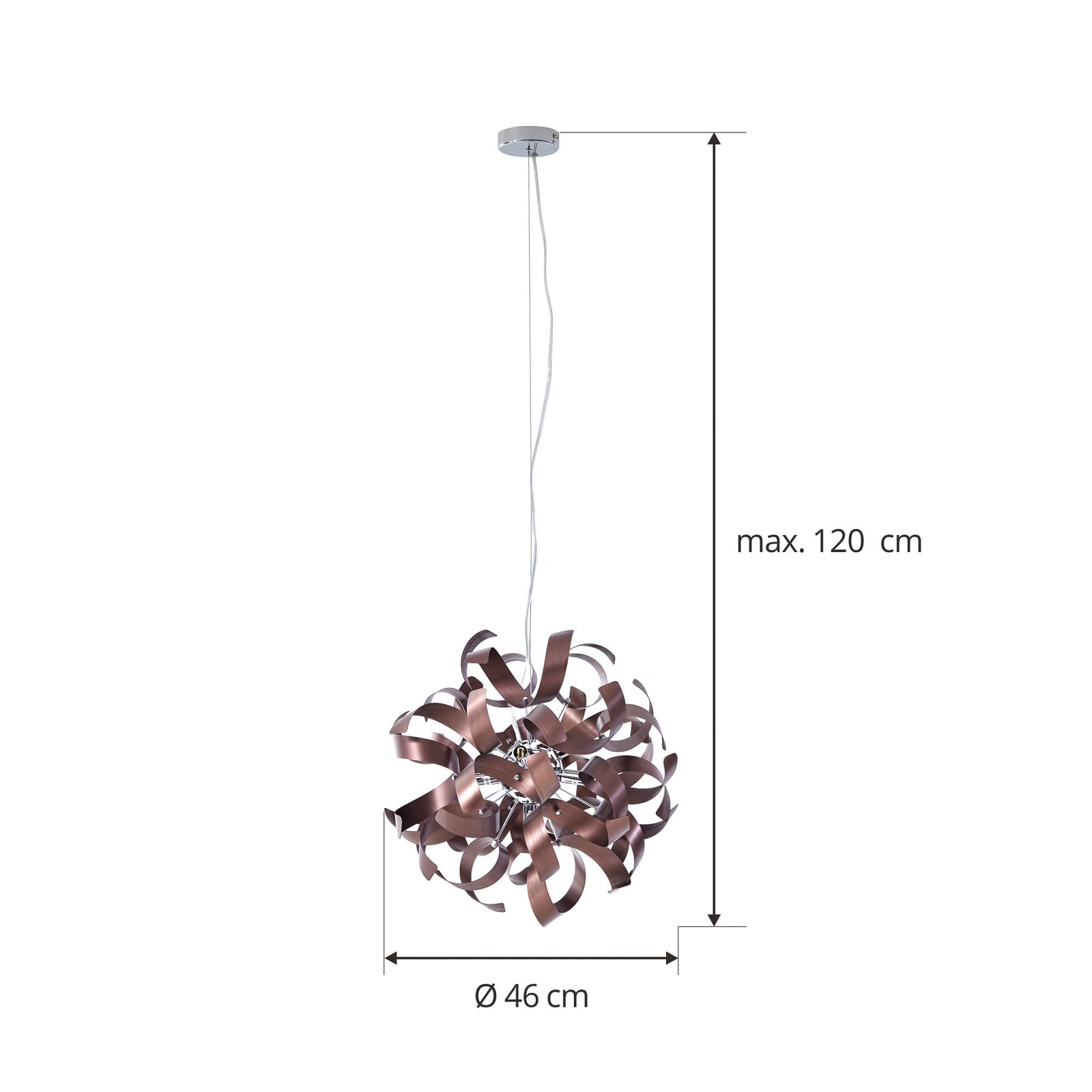 Kaelor Taklampa Ø46 Copper - Lucande