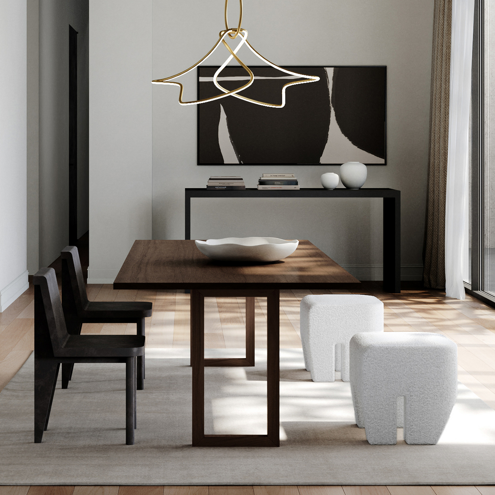 Miska Native, wysokość 10 cm, kamień, biała – 101 Copenhagen