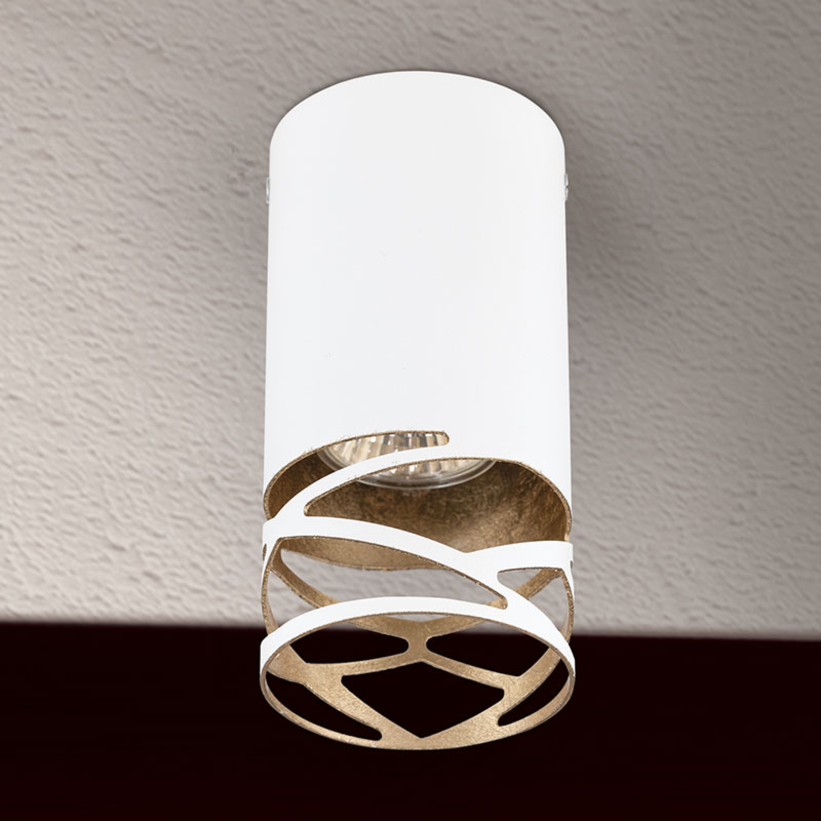 Trance ceiling light with laser-cut motif