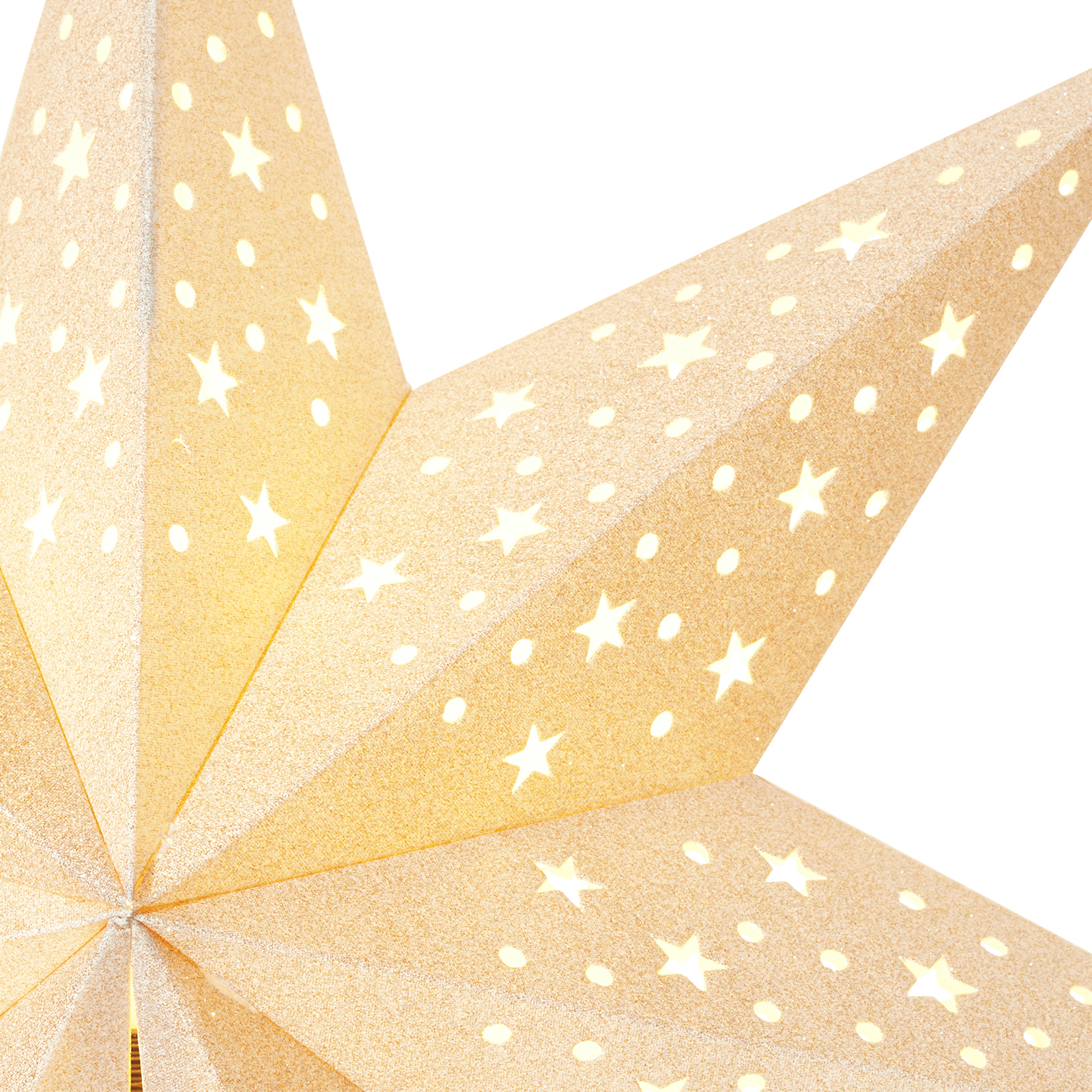 Estrella de pie Solvalla, altura 69 cm, oro