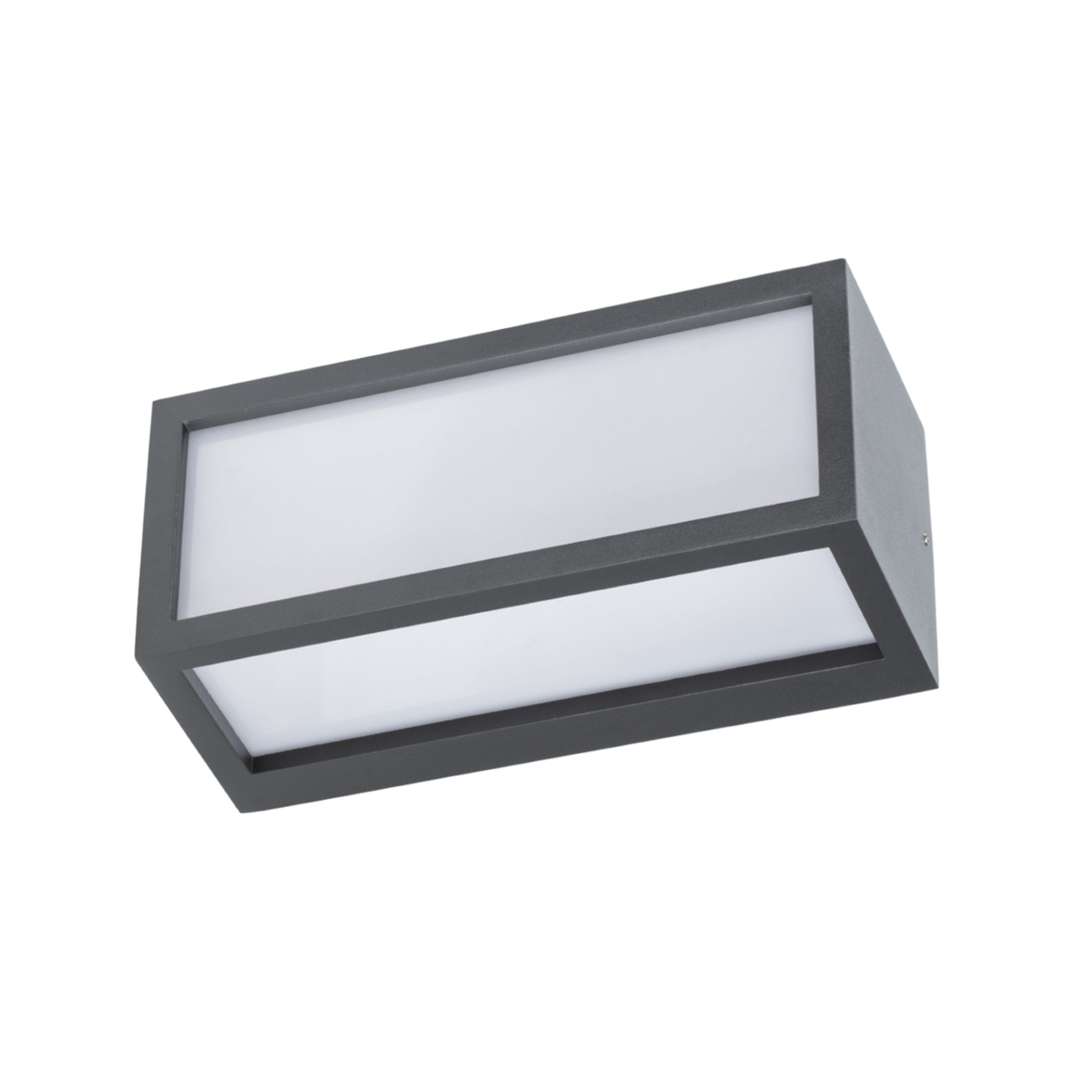 Außenwandleuchte 400157, anthrazit, Alu, Länge 25,2 cm, IP54