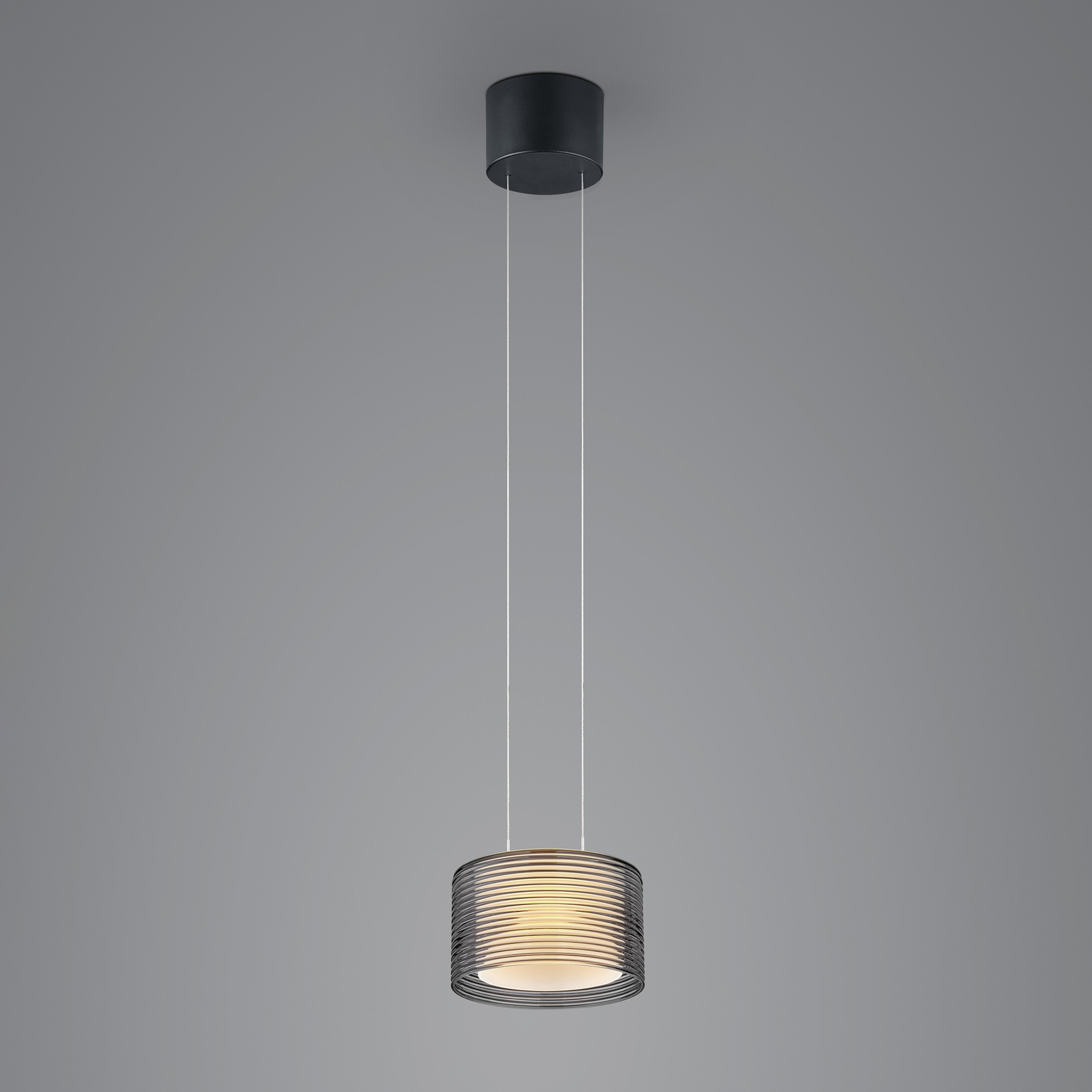 BANKAMP Grand Groove LED-hengelampe, 1 lyskilde