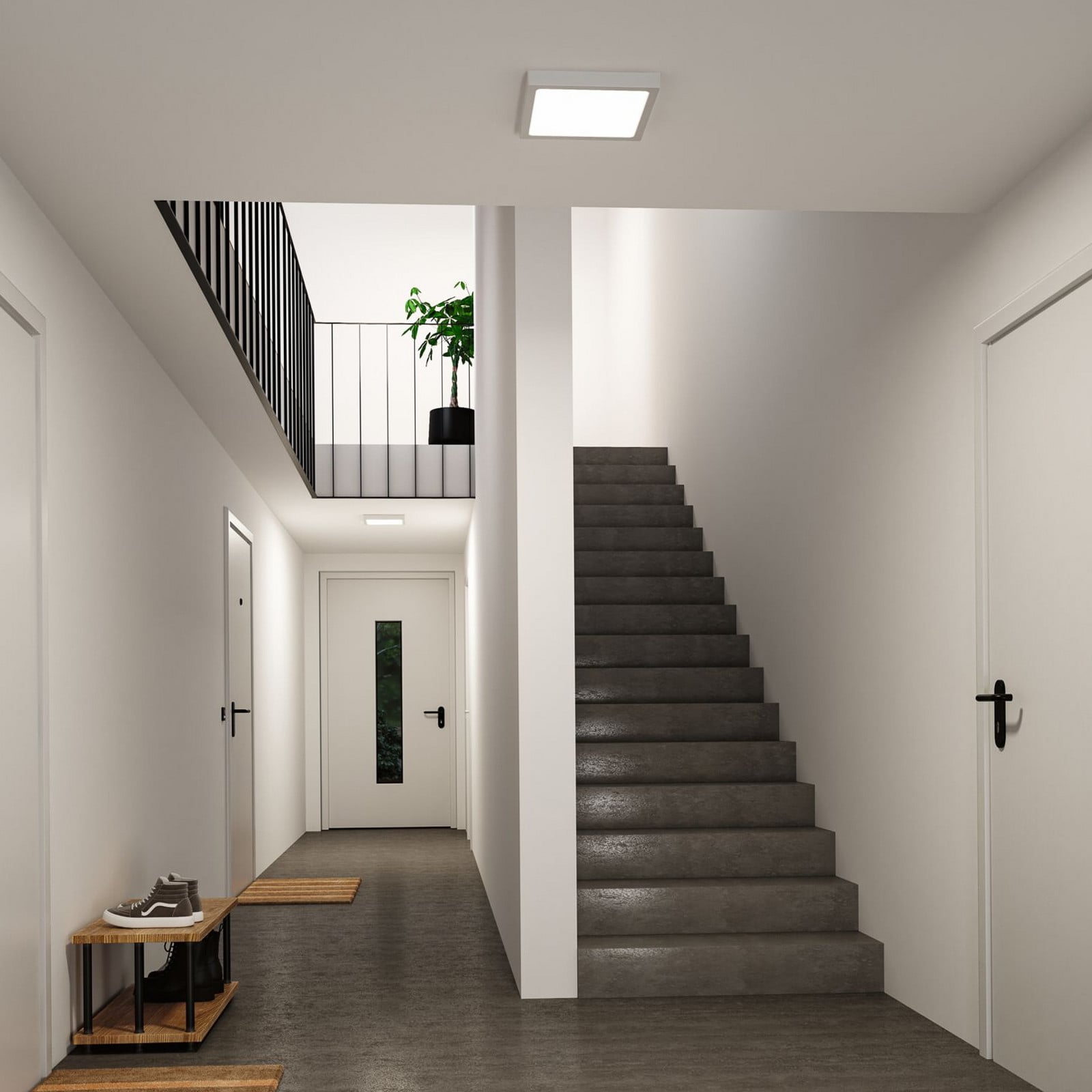 LED панел Paulmann Abia 2, дължина 30 см, бял, CCT, пластмаса