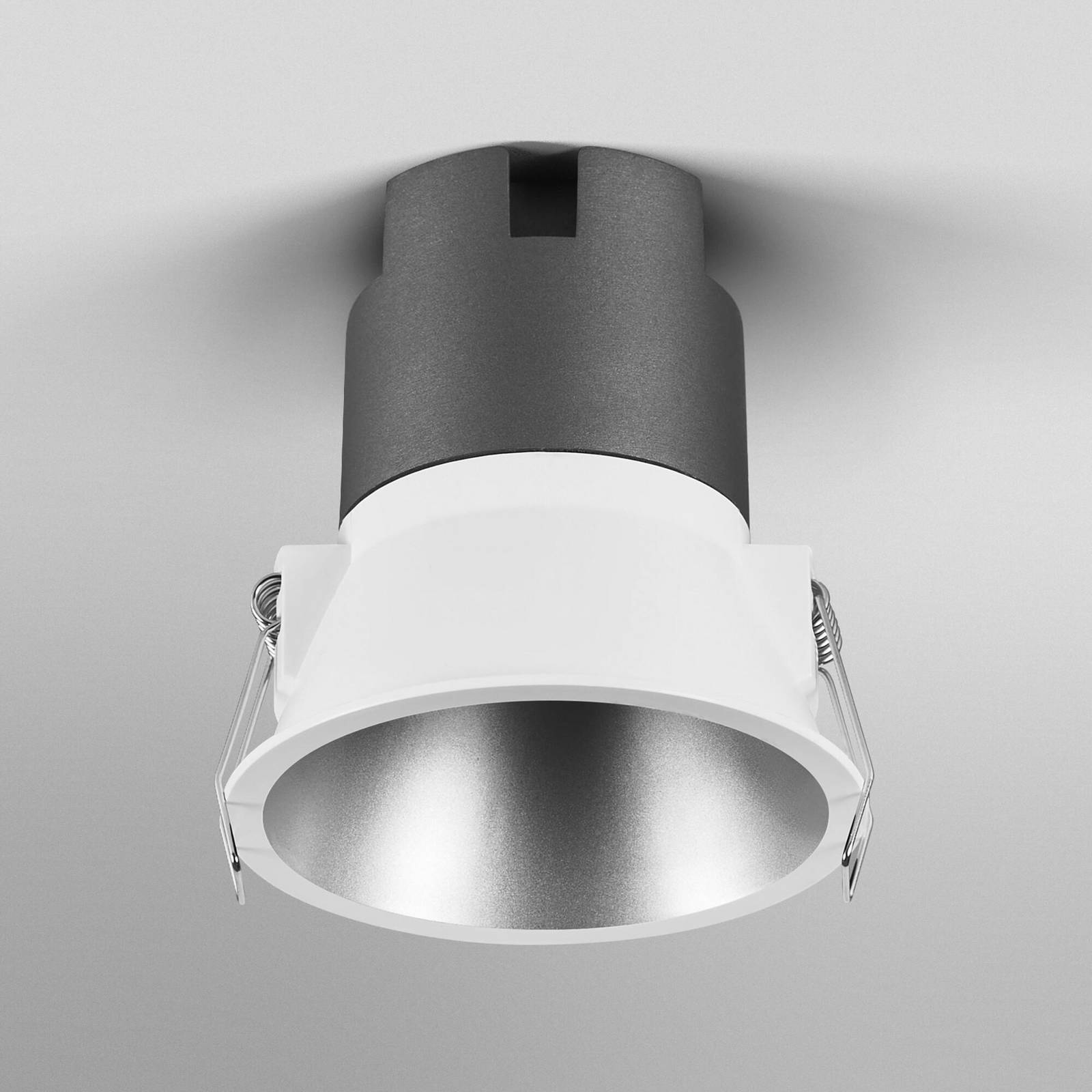 Spot wpuszczany LED OSRAM TWIST, biały/srebrny, 840 Ø 9,3 cm metal