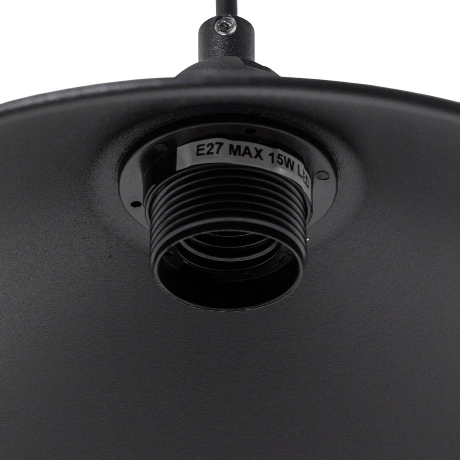 Lampa żyrandol GMN-00007 1-punktowa detal drewno czarny