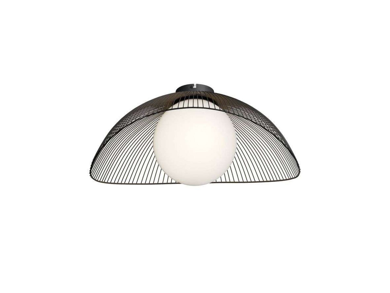 Fabronia Stropné Lampa Opal/Black - Lindby