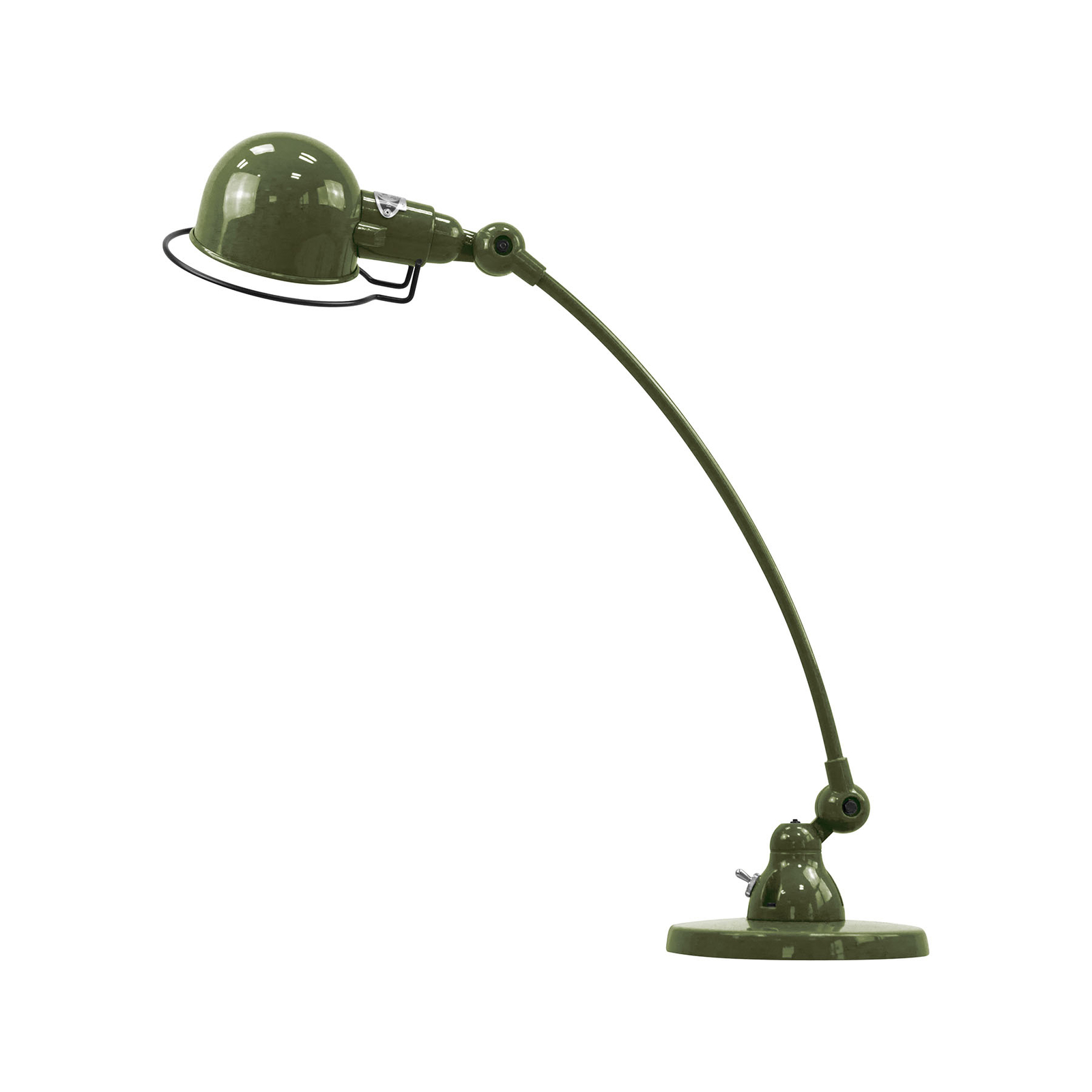 Jieldé Signal SIC400 Tischlampe, Fuß 1 Arm grün