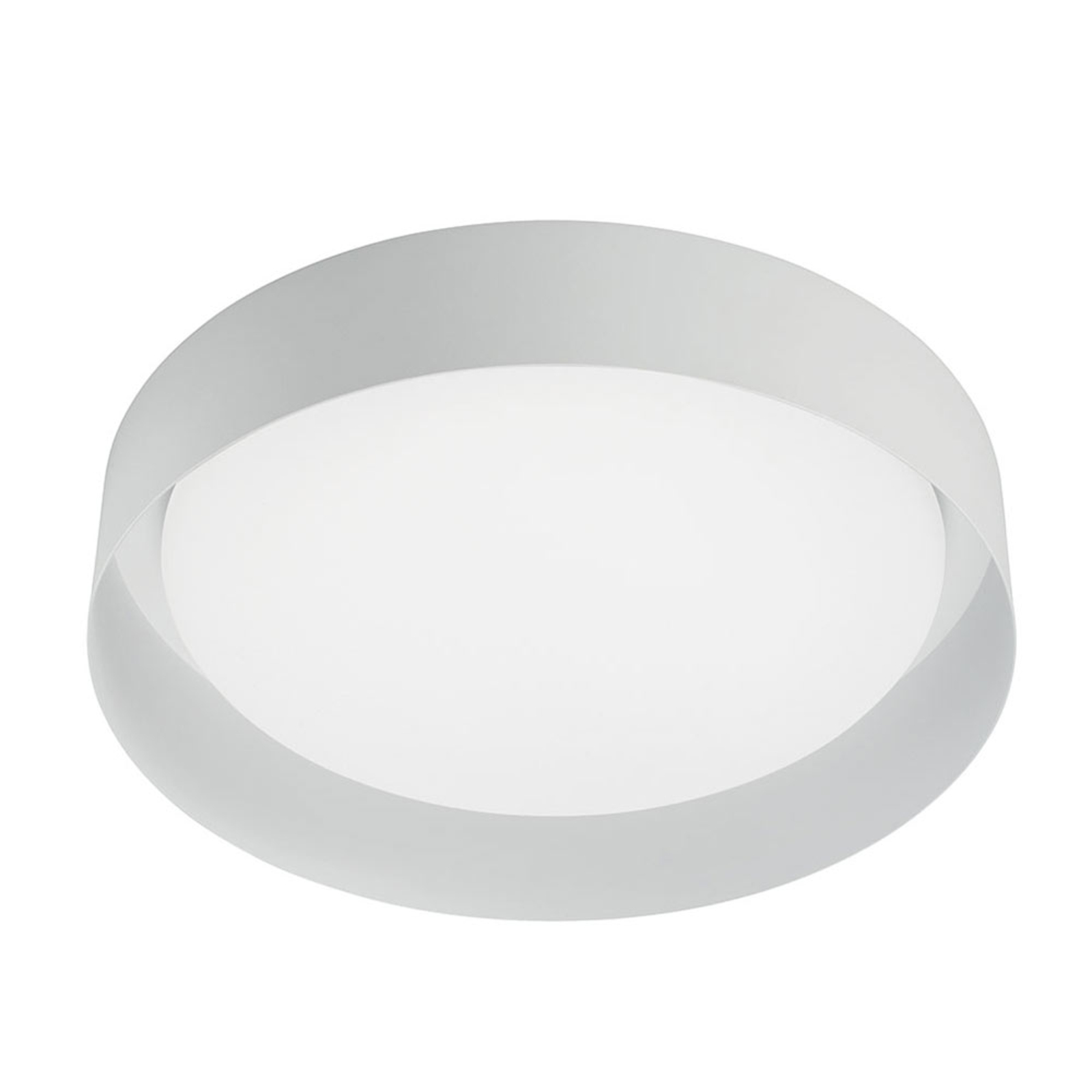 Plafonnier LED Crew 2, Ø 26 cm, blanc