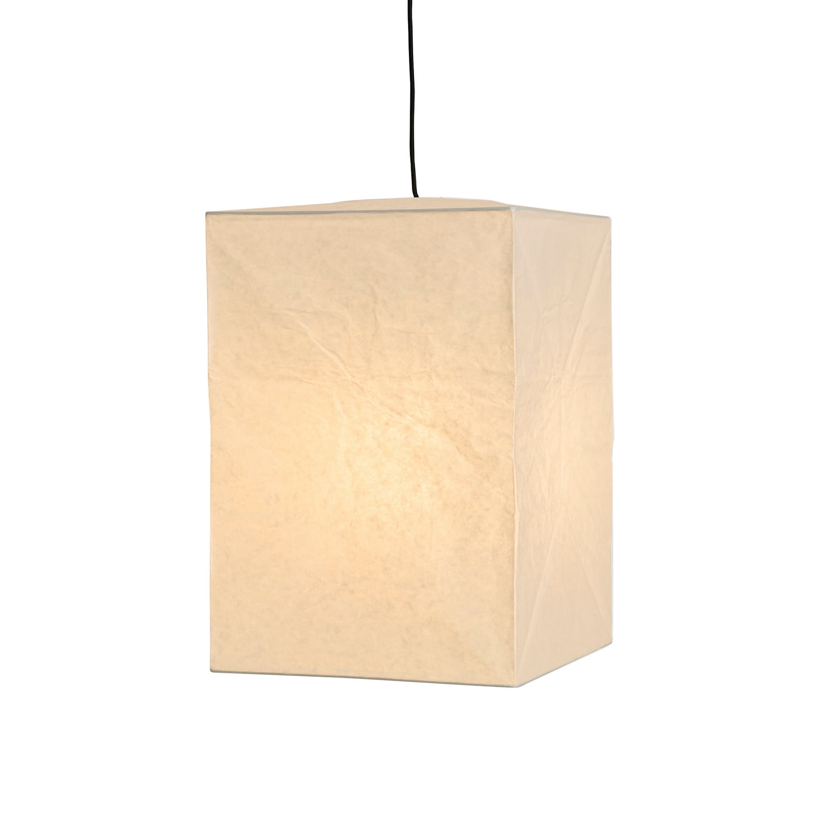 Abajur HAY Cube, altura 55 cm, branco, papel