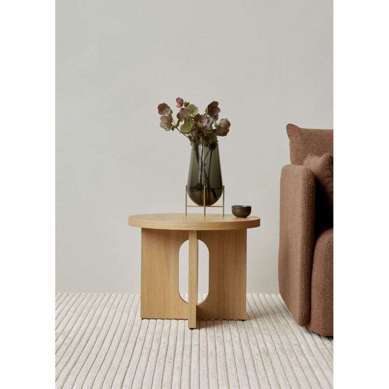 Echasse Vaza Large Smoke/Brushed Brass - Audo Copenhagen