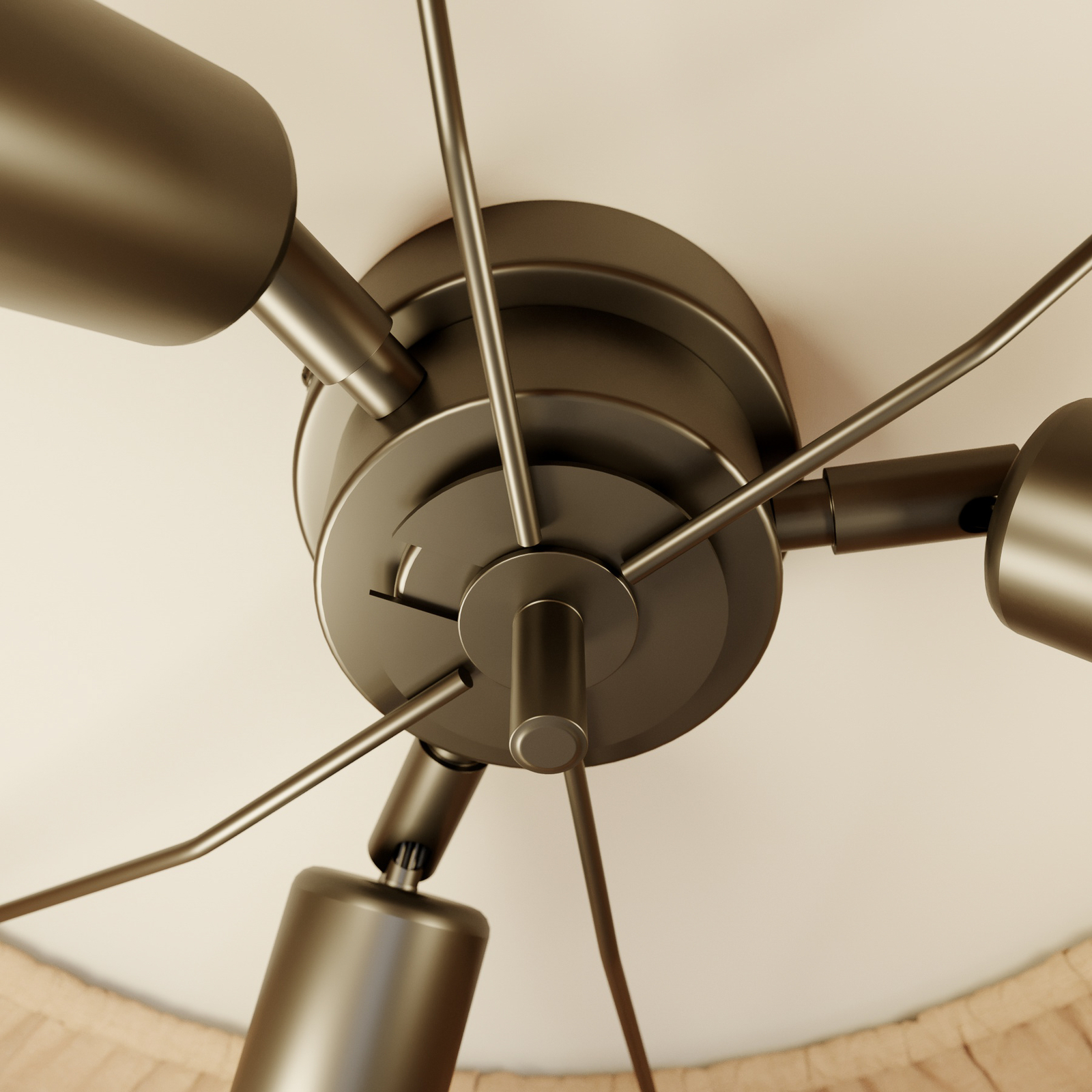 Envolight Waltz lampa sufitowa Ø 55 cm cappuccino
