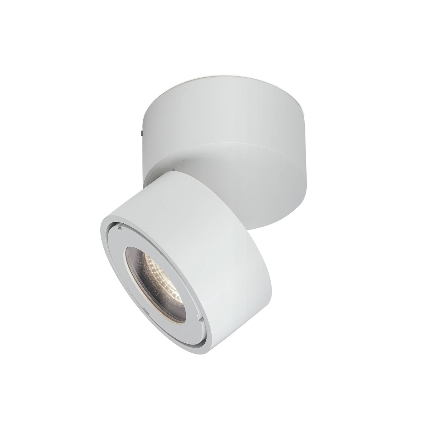 LED-Außenstrahler Harvey weiß Ø 10 cm Aluminium-Druckguss