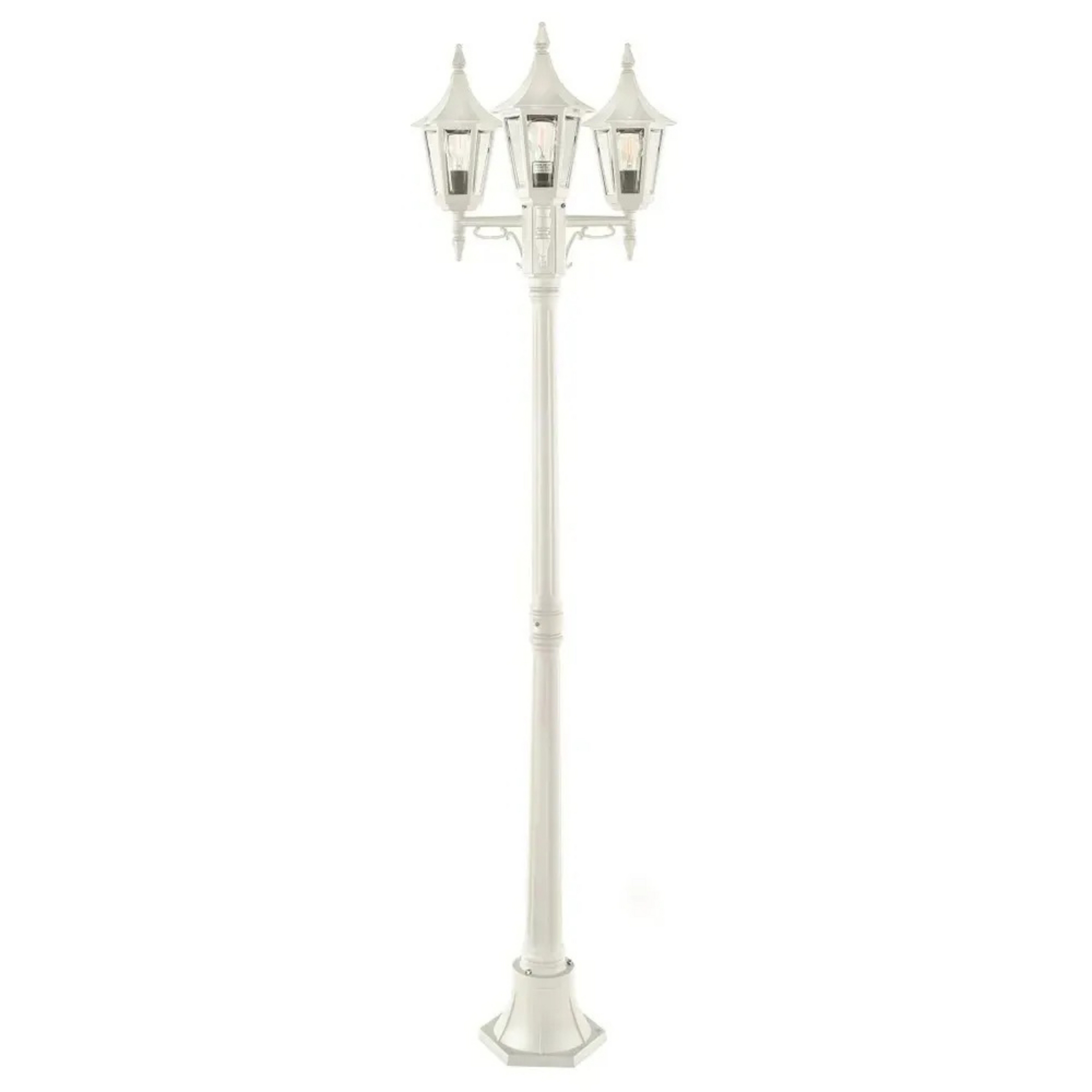 Rimini/Milano 3 Außen Parkleuchte m/Erdanker Weiß - Norlys