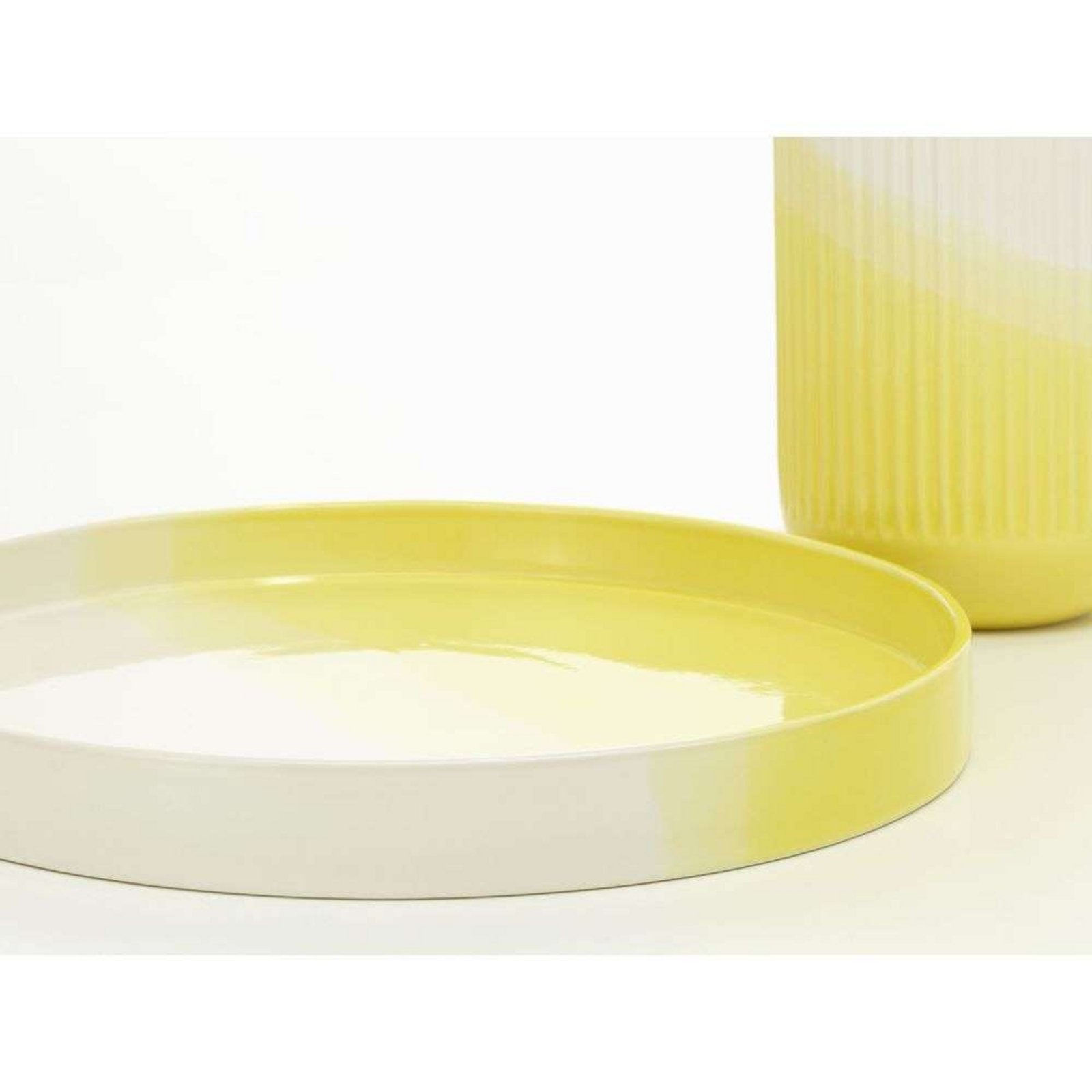 Herringbone Tray Yellow - Vitra