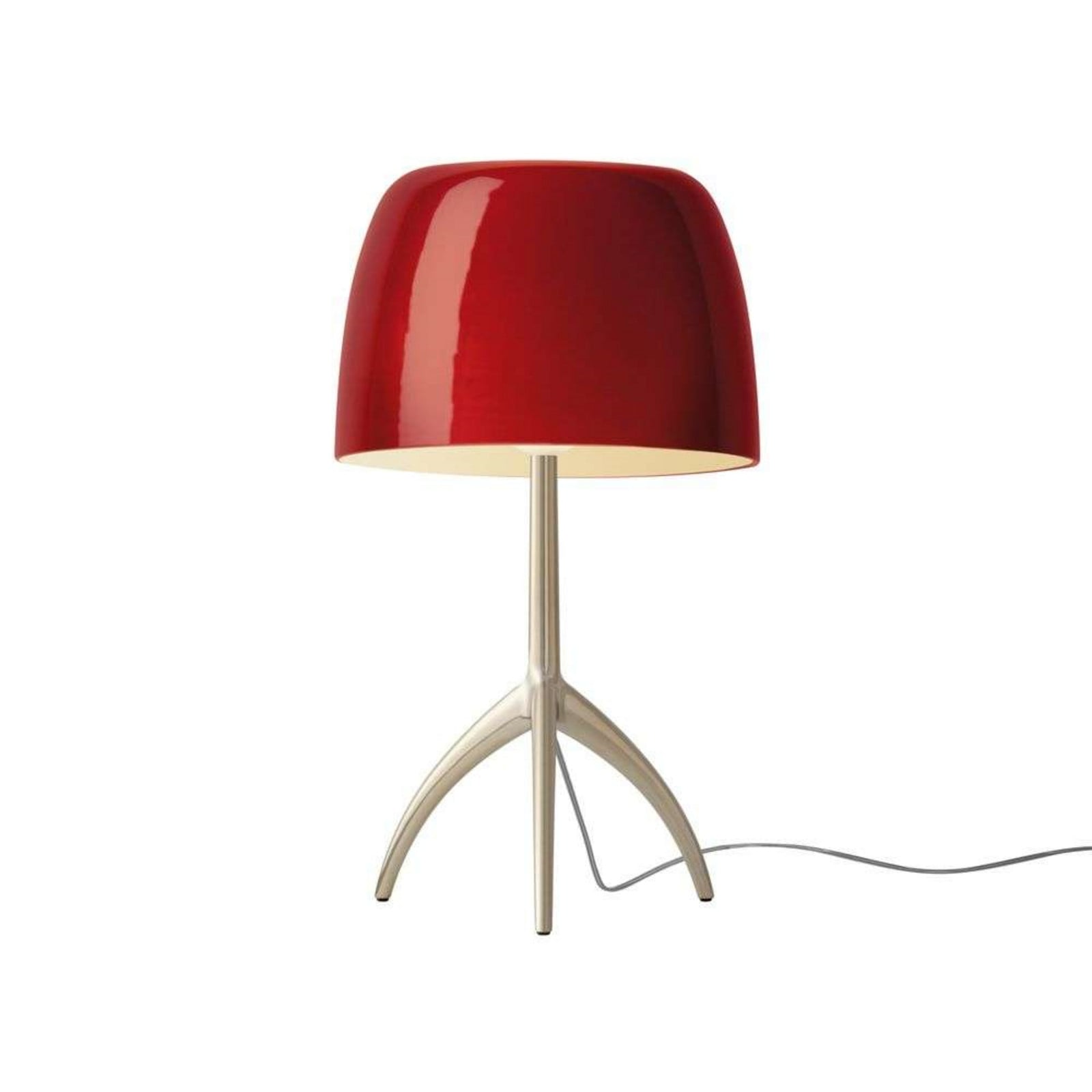 Lumiere Grande bordlampe, guld/rød, 45 cm Foscarini - Stue - Aluminium