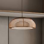 Twist pendant light, beech, natural, 120 cm