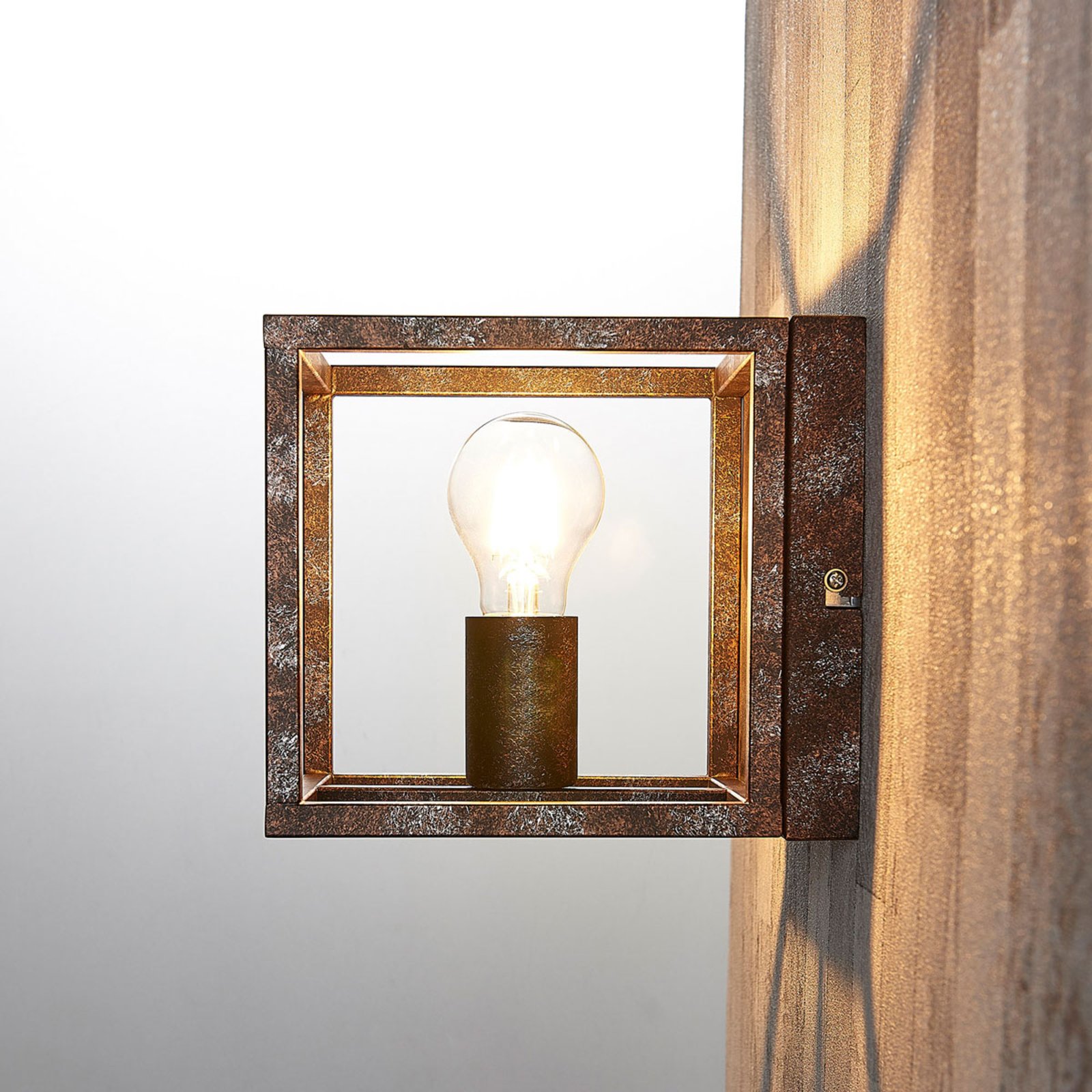 Emin Aplique de Pared Rust - Lindby