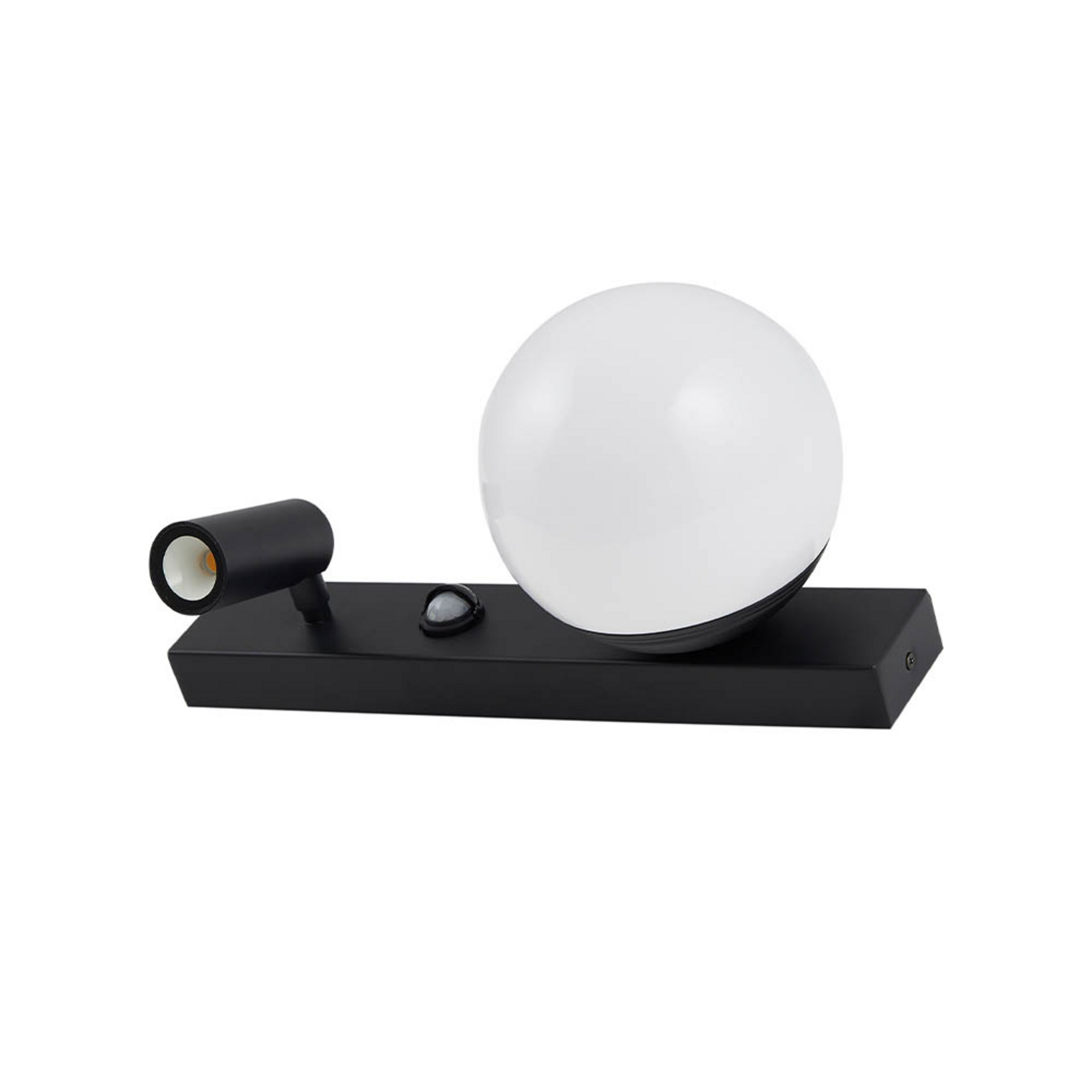 Larcie LED Utendørs Vegglampe w/Sensor Svart/Hvit - Lindby