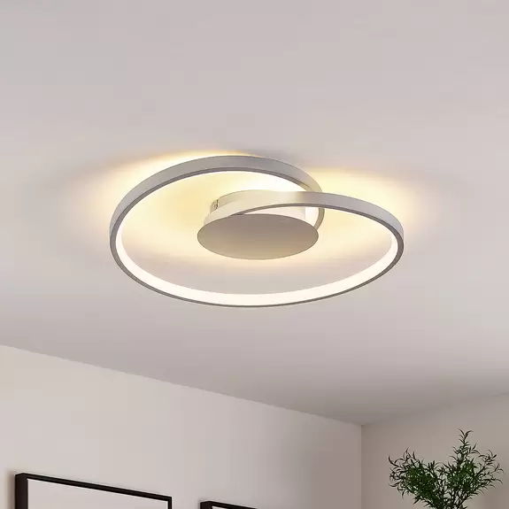 Lampenwelt Lucande EnesaLED-Deckenlampe, rund