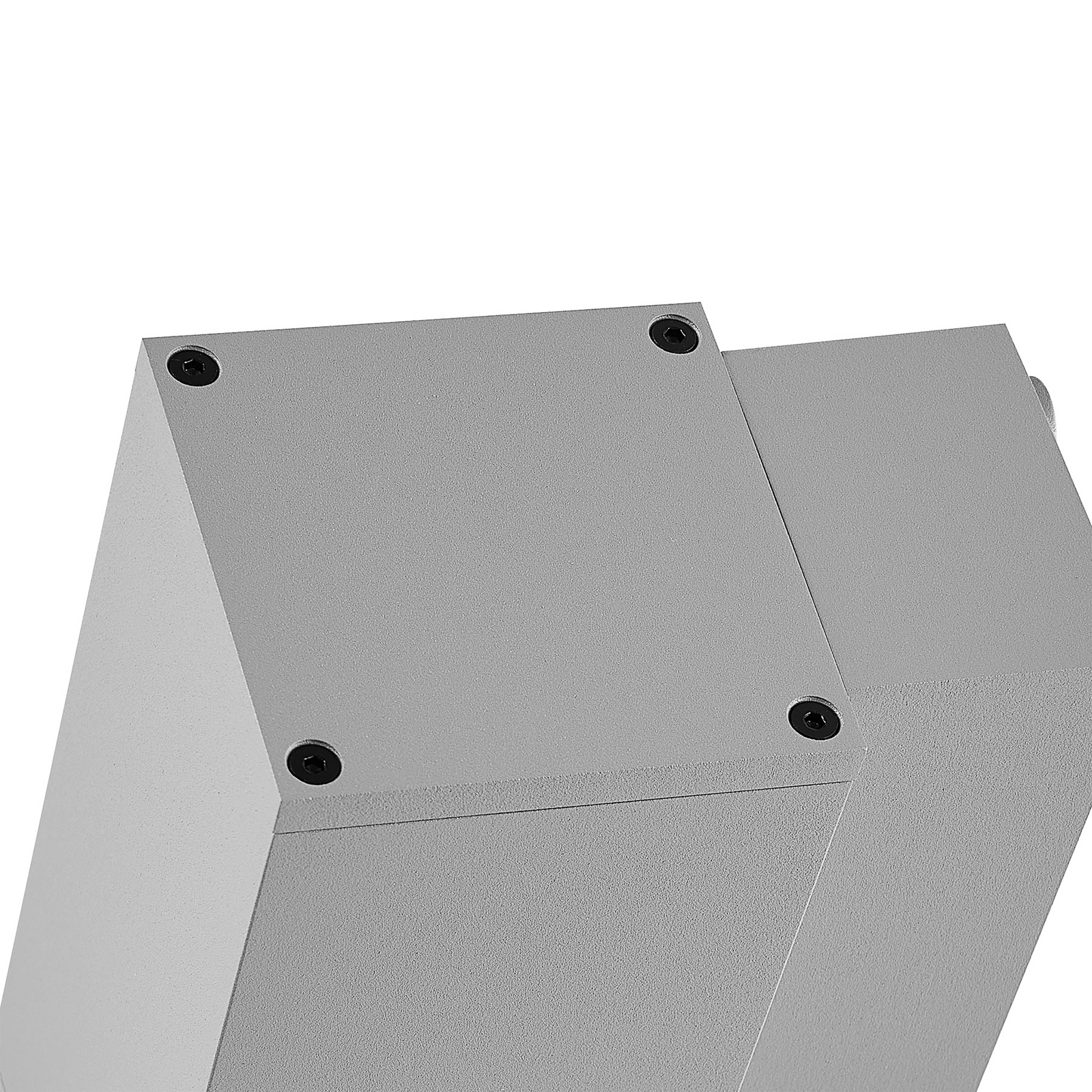 LED-Außenwandlampe ShoreLine Pro Square, hellgrau, 830/840 LED-Außenwandlampe ShoreLine Pro Square, hellgrau, 830/840