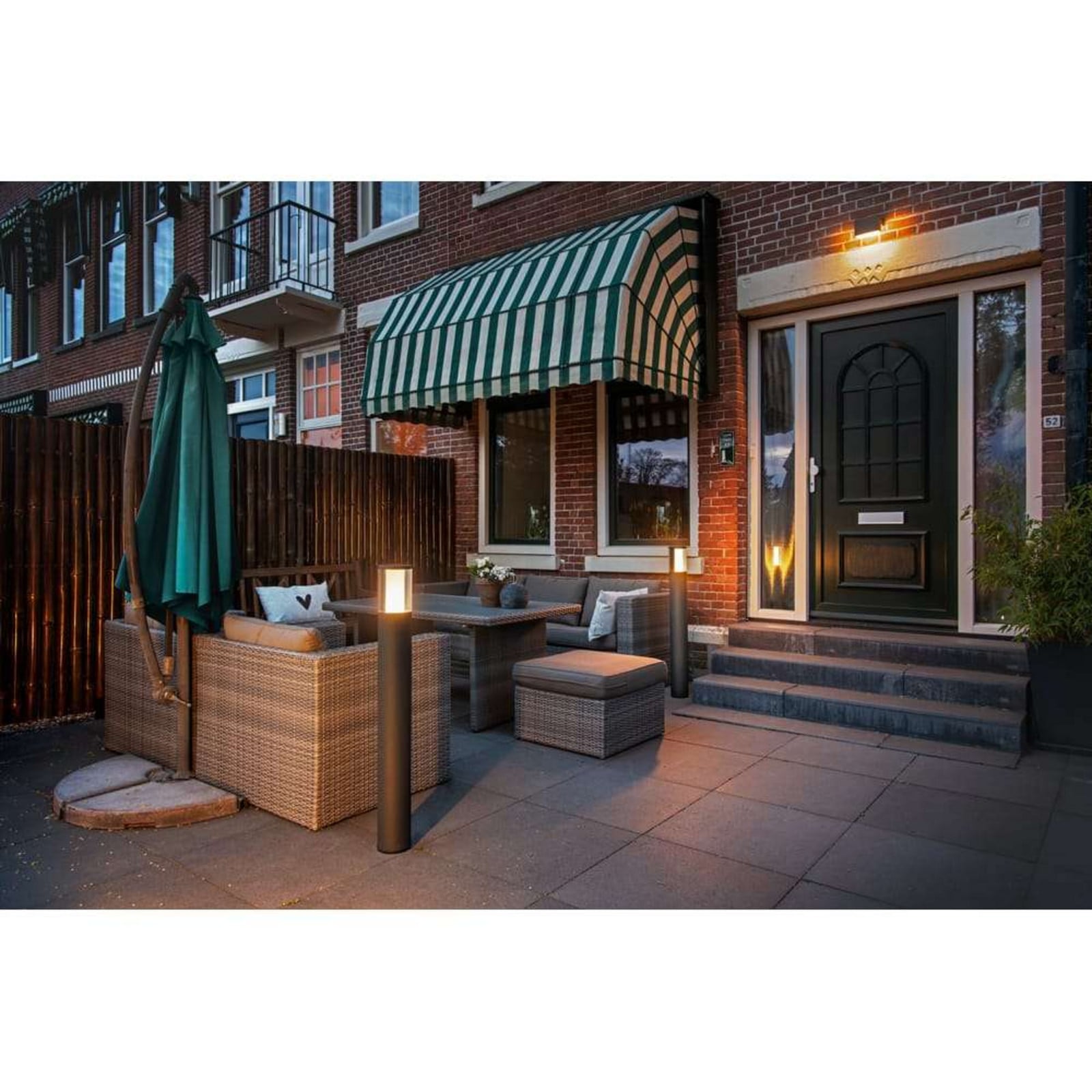 M-Pol High-pullert, 90 cm, Shader/antracit, DALI – SLV - Aluminium