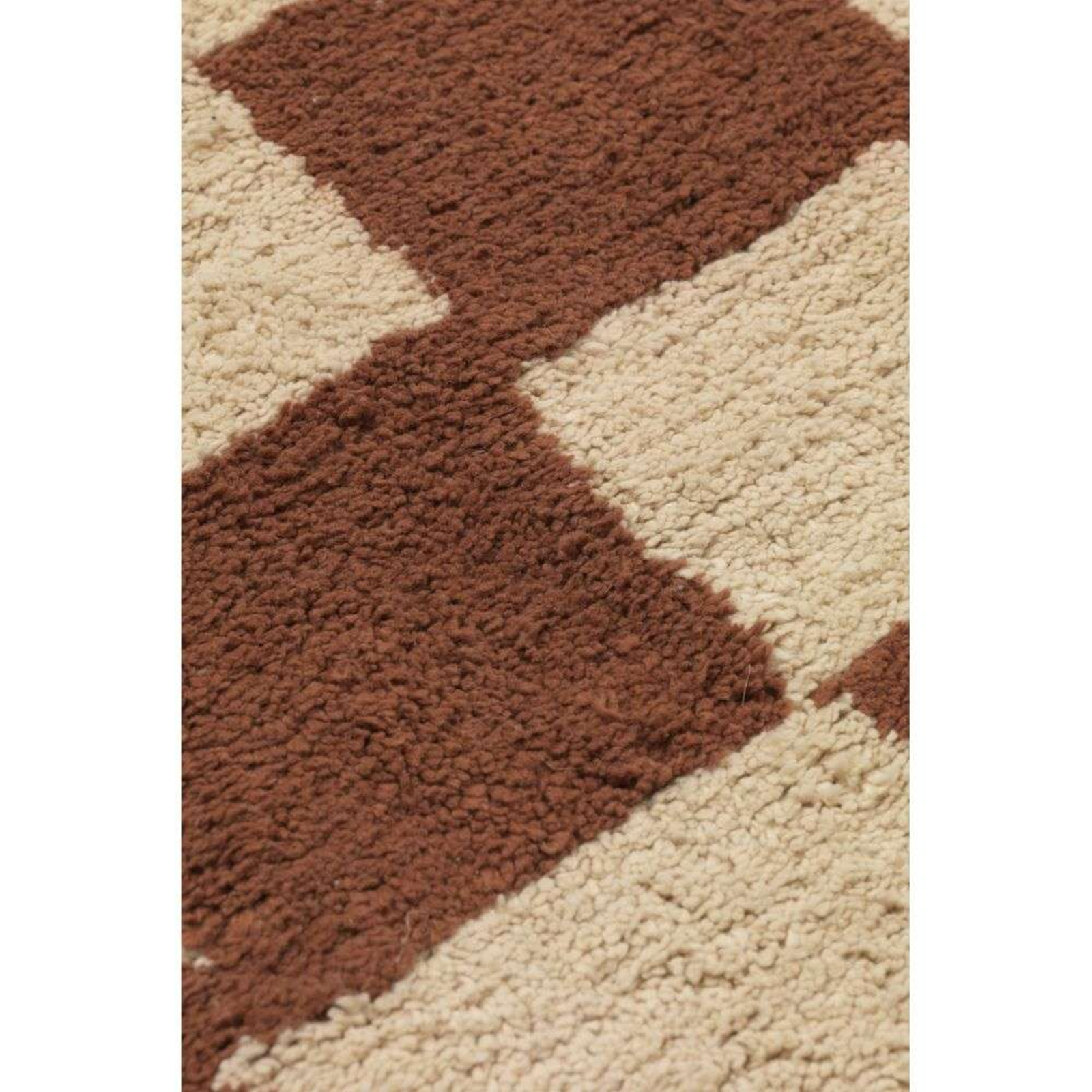 Mara Washable Rug Rust/Warm Sand - ferm LIVING