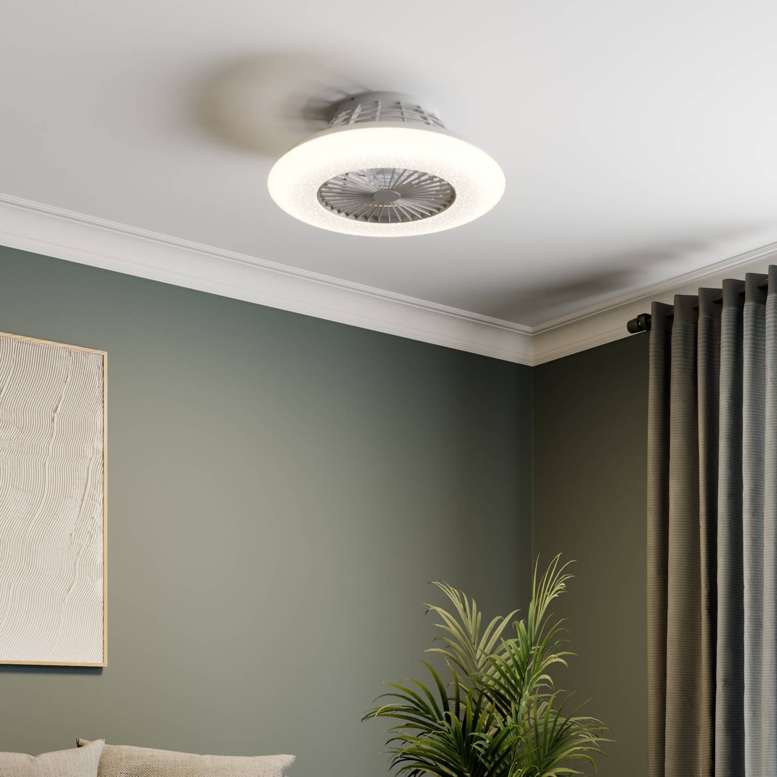 Image of Starluna Taloni ventilateur de plafond LED éclairé 4251096599138