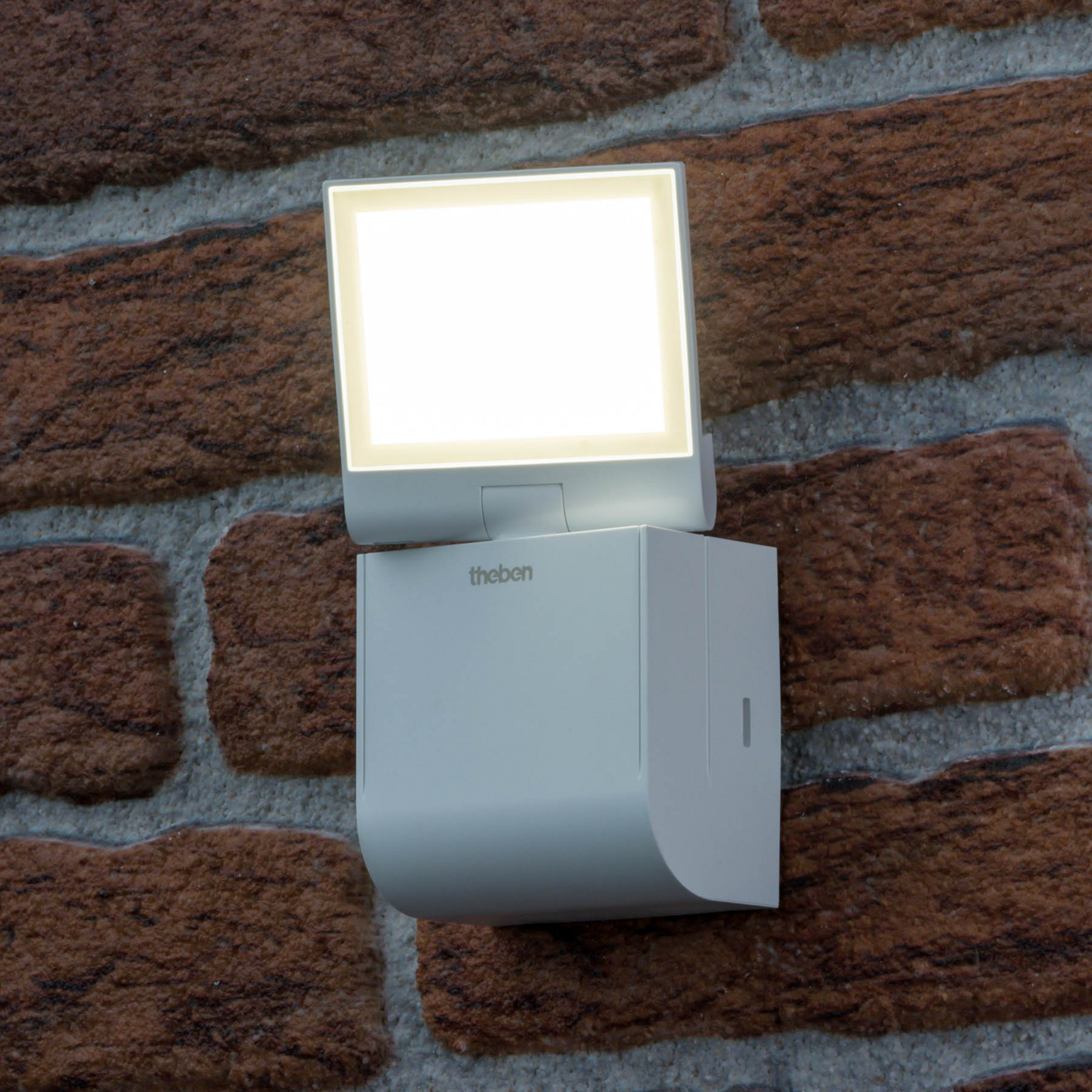 Theben Aplique LED para exterior theLeda S8-100L, blanco, 4000 K