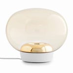 Lampada LED da tavolo La Mariée, oro/bianco, altezza 23,5 cm - Stilnovo