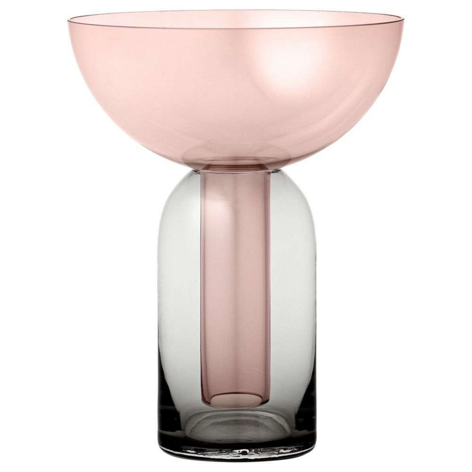 Torus Vase Ø15 Black/Rose - AYTM