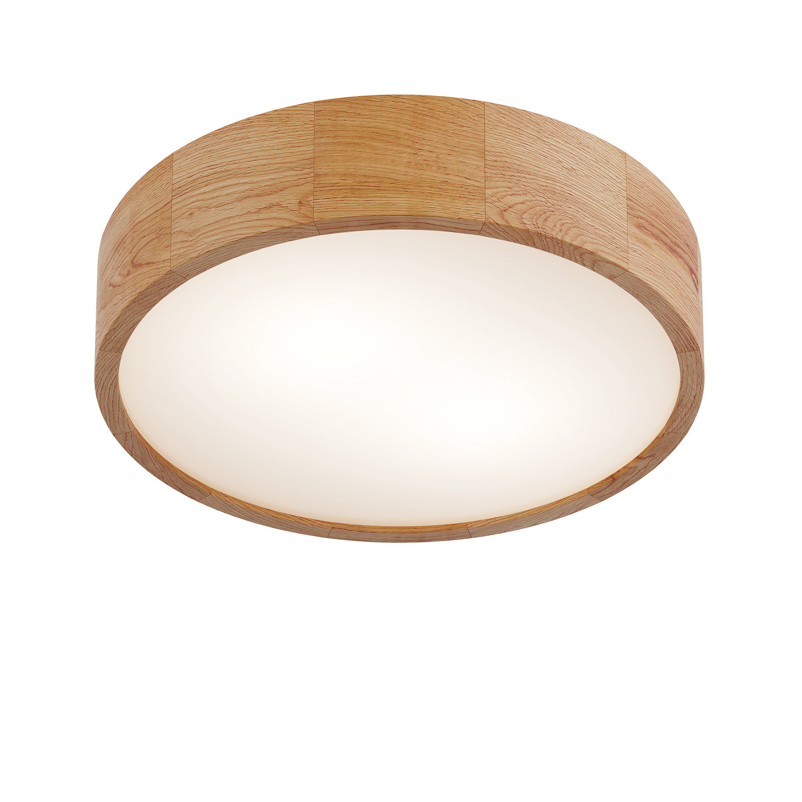 Envostar Kerio plafondlamp, Ø 37 cm, eiken naturel