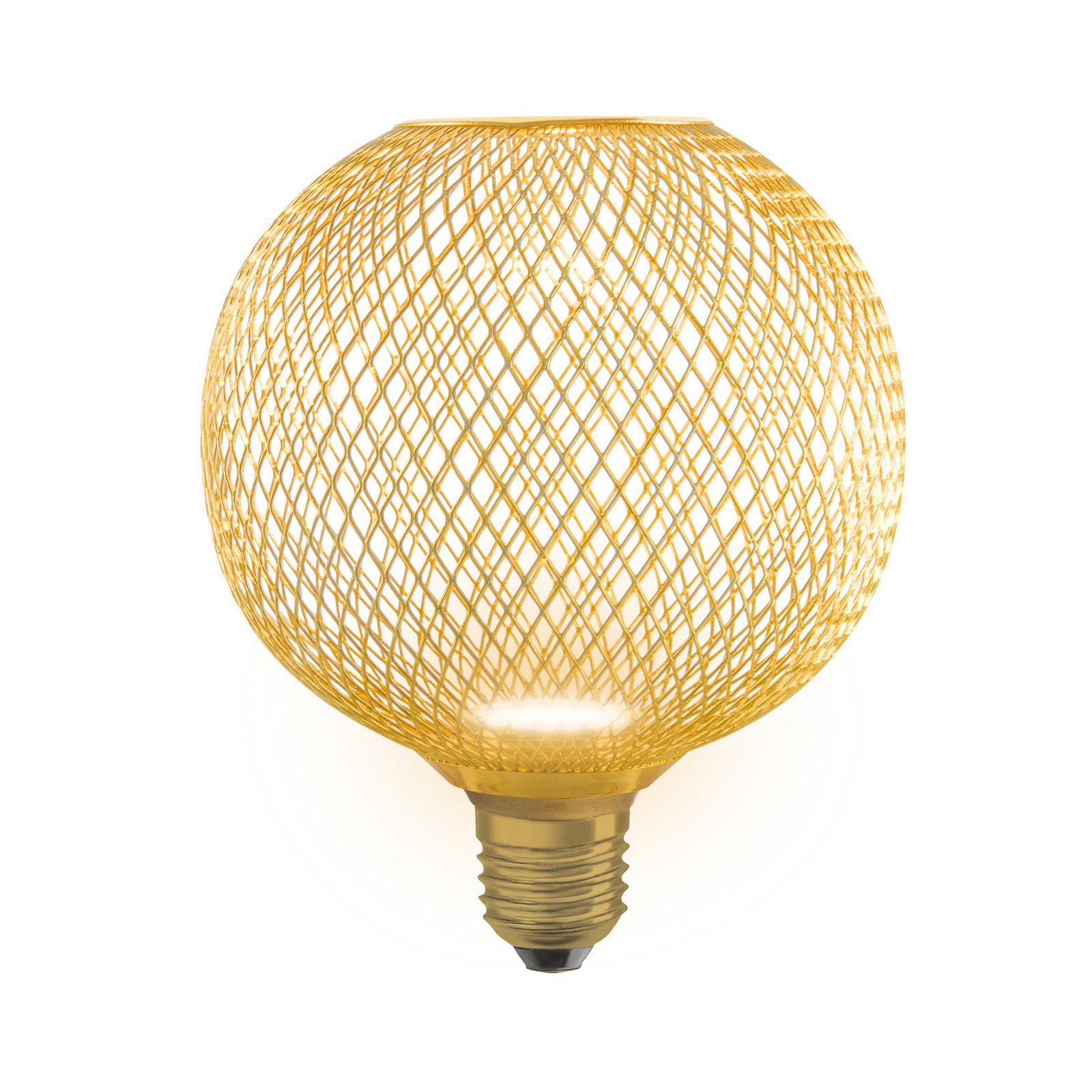 OSRAM Decor LED Flat Globe E27 3.5W gold 2,700K Metal