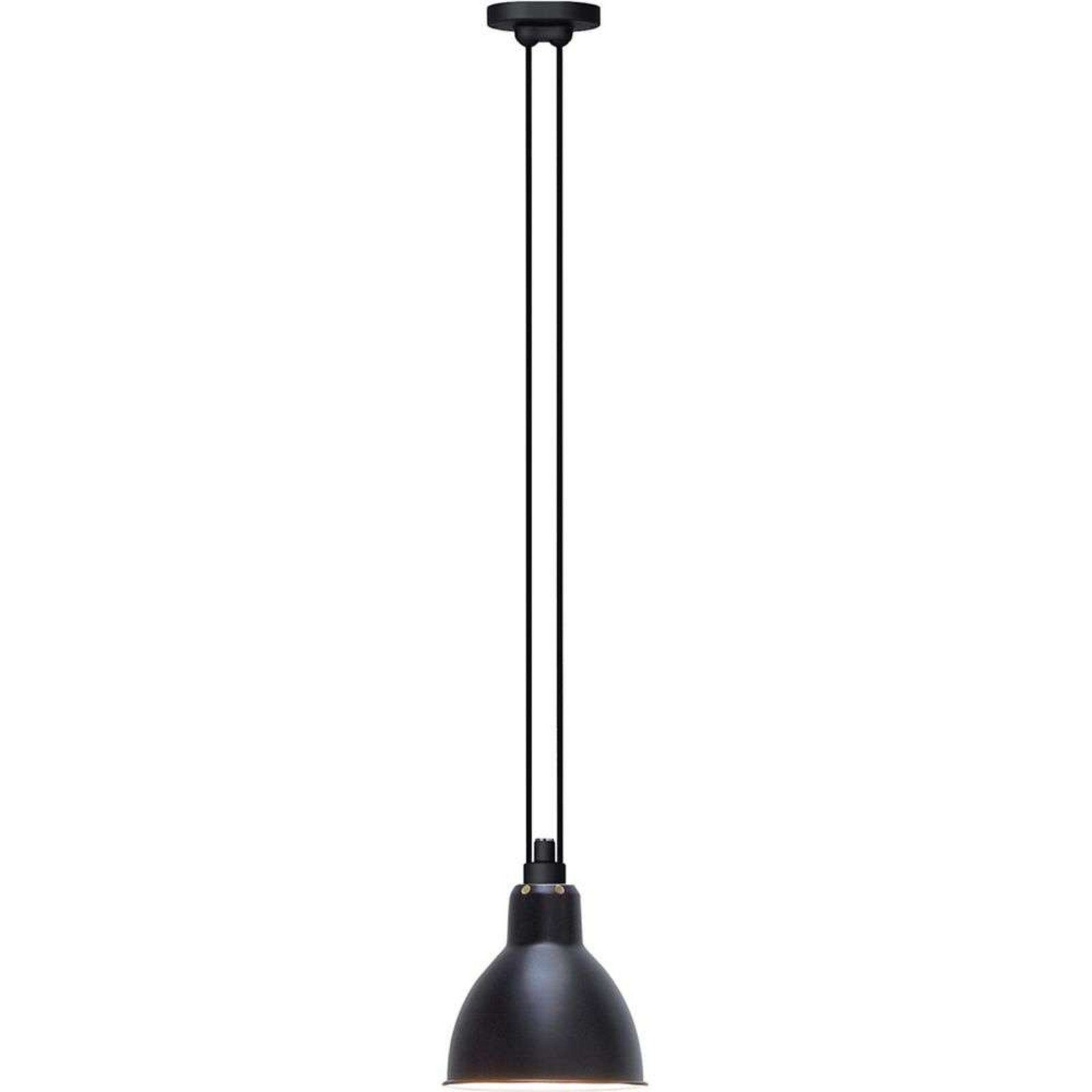 322 L Závěsná Lampa Round Black - Lampe Gras