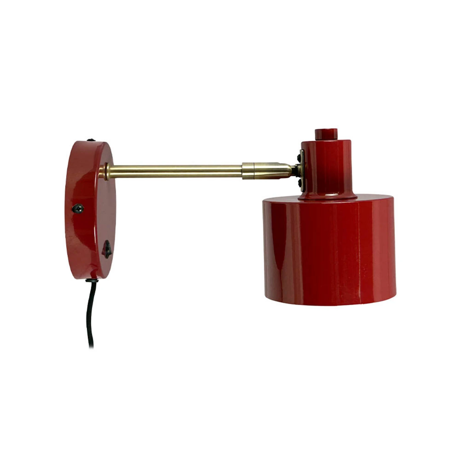 Dyberg Larsen Wandlampe Ocean, dunkelrot, Ausladung 30 cm