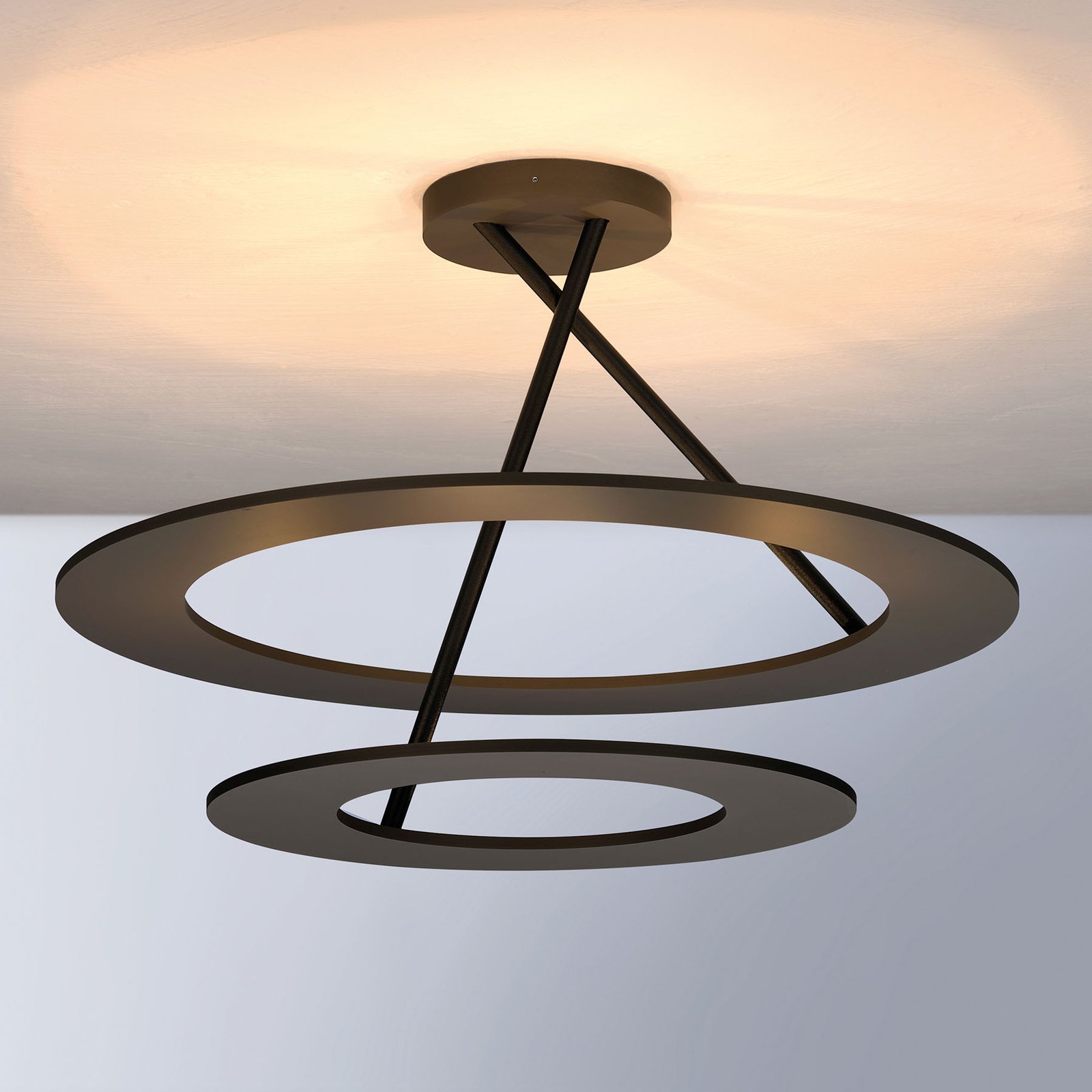 Bopp Stella LED ceiling lamp 2 rings