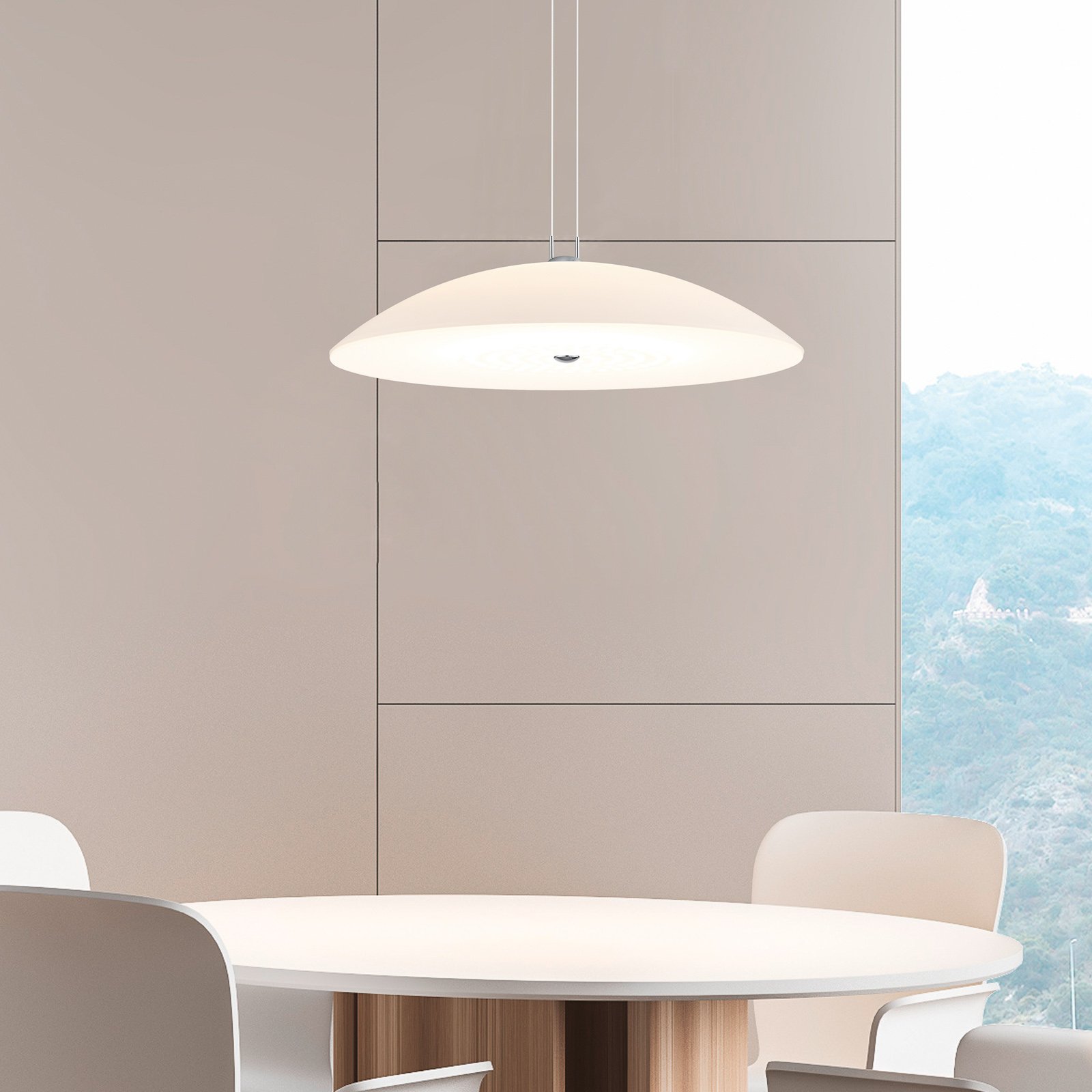 BANKAMP Manu LED pendant ZigBee dimmable nickel